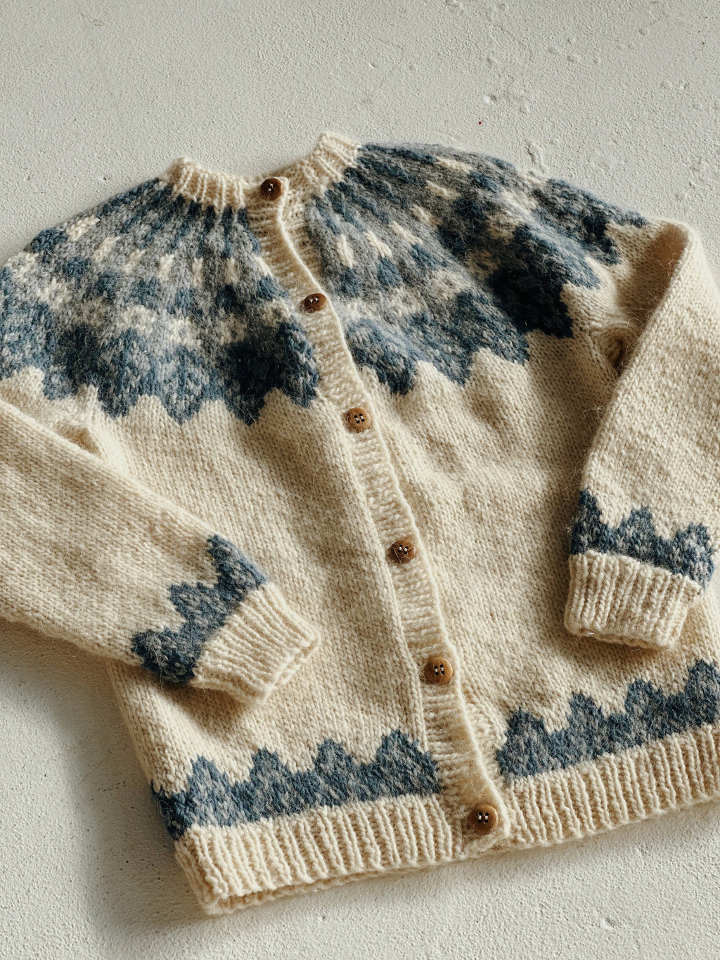 Handknit Fairisle Cardigan