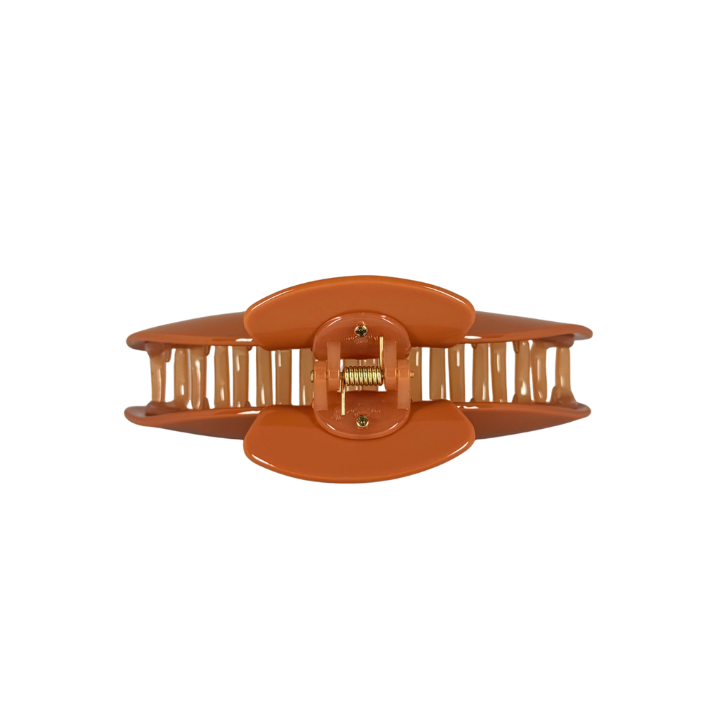 Slim Hair Claw Clip — Clay