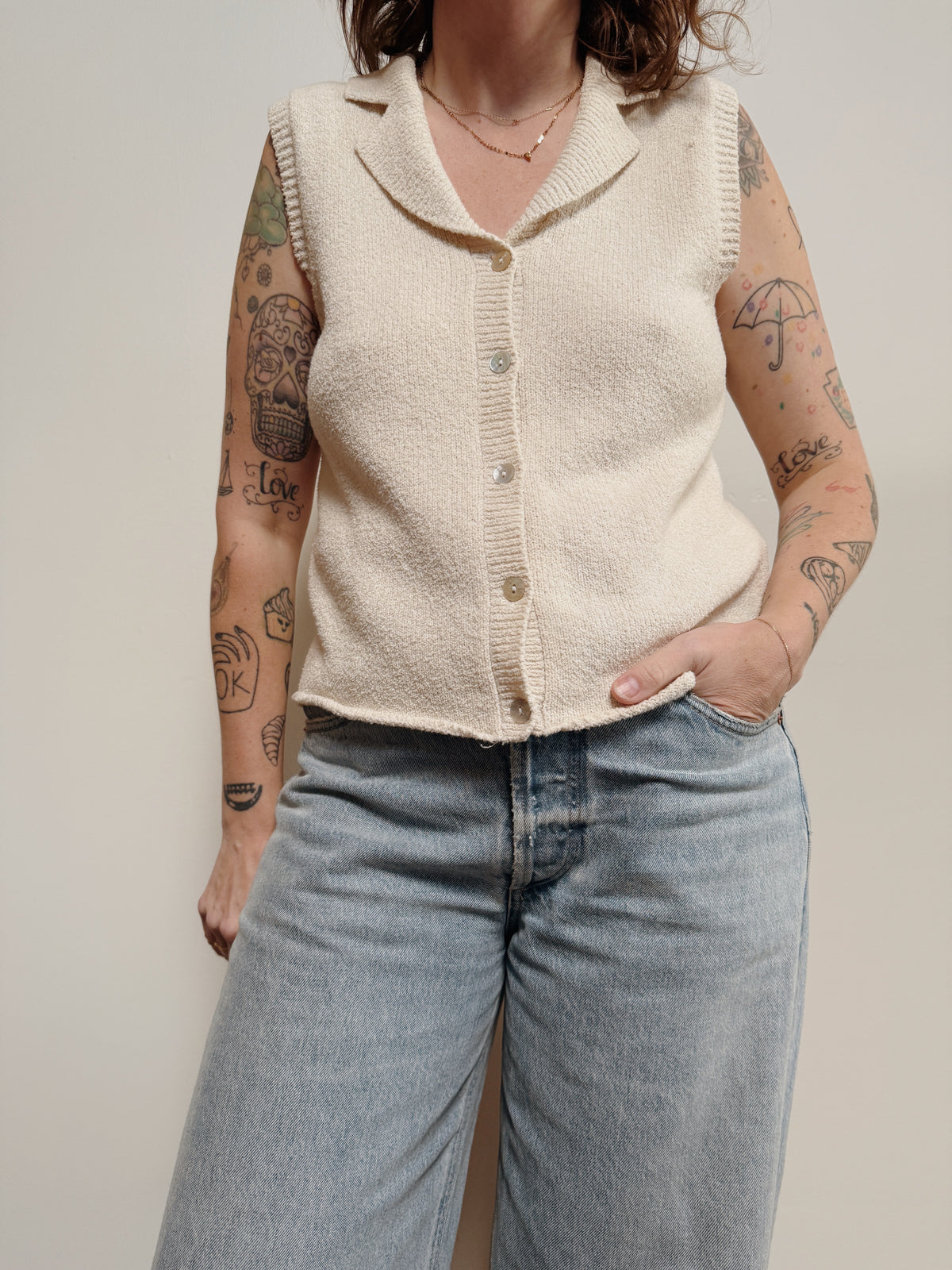 Boucle Sweater Tank