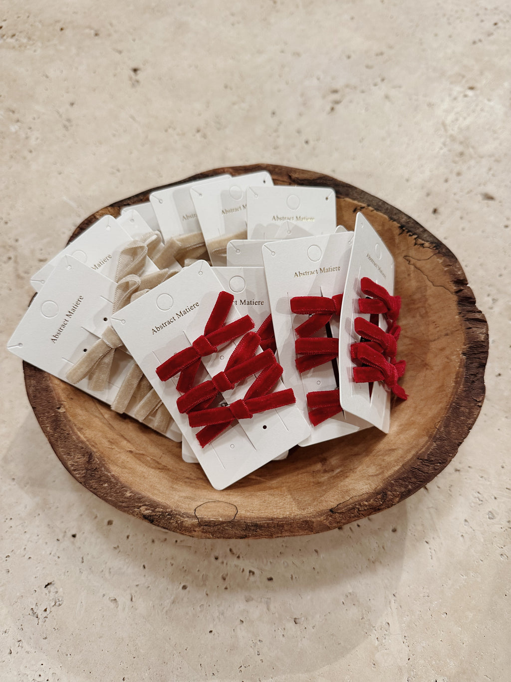 Velvet Ribbon Hair Pin Set