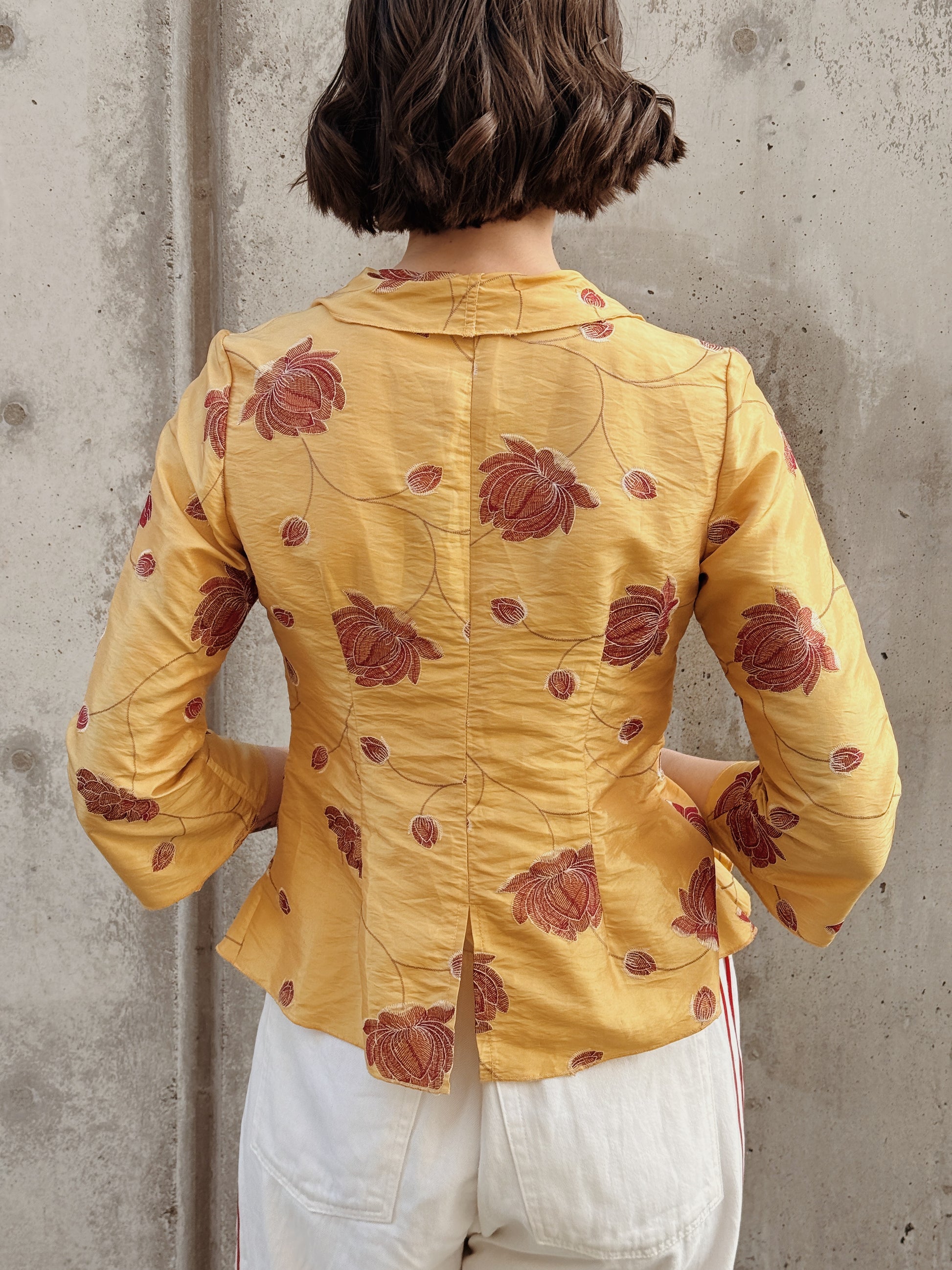 Embroidered Floral Blouse