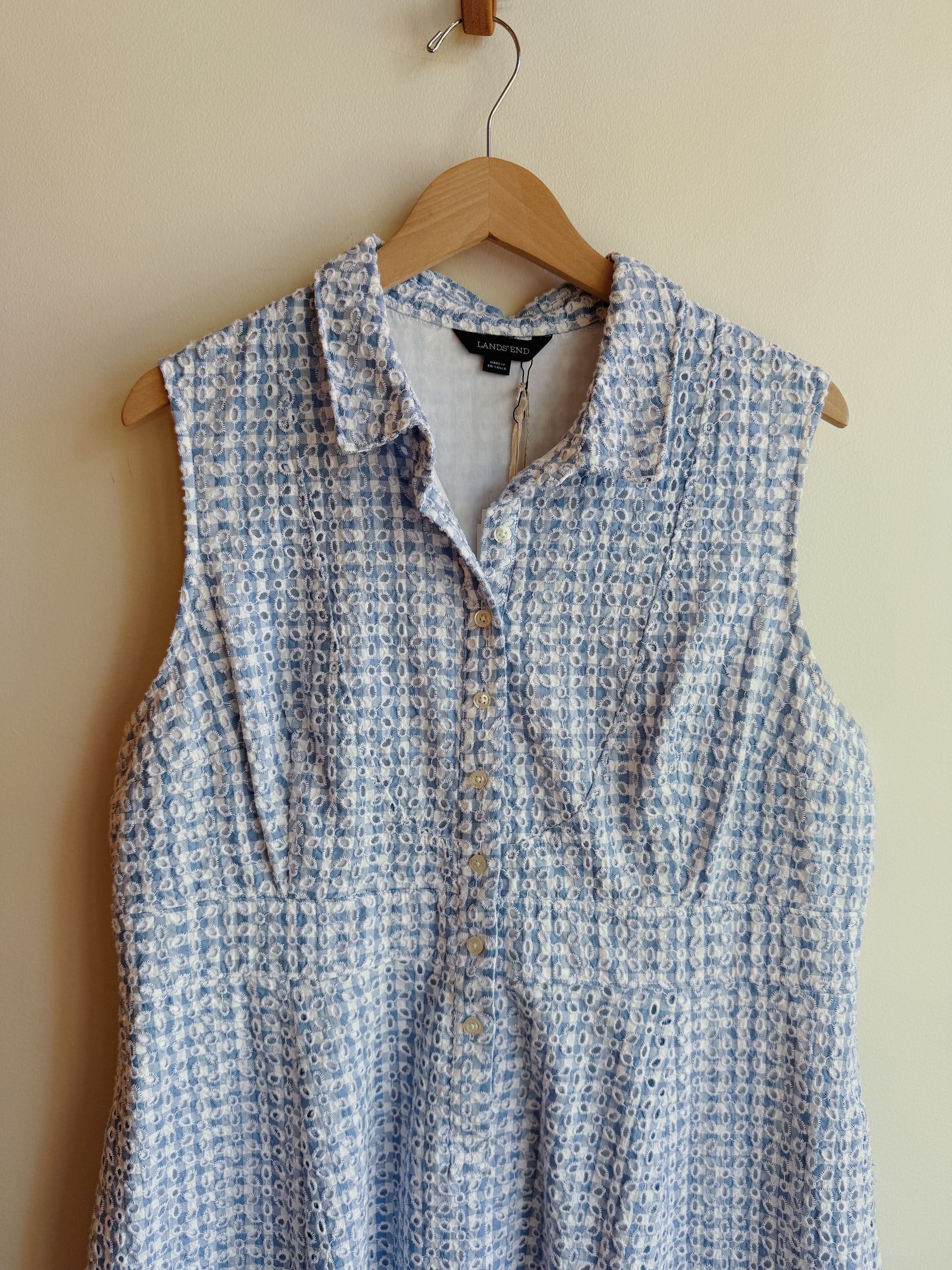 Baby Blue Sleeveless Dress