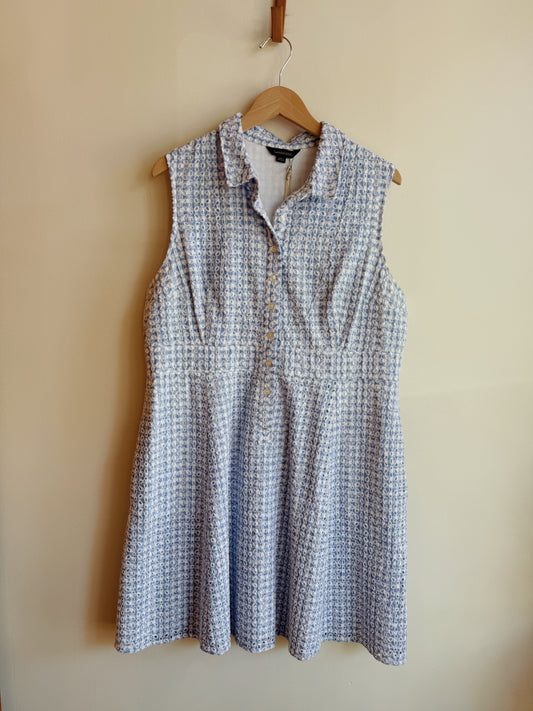 Baby Blue Sleeveless Dress