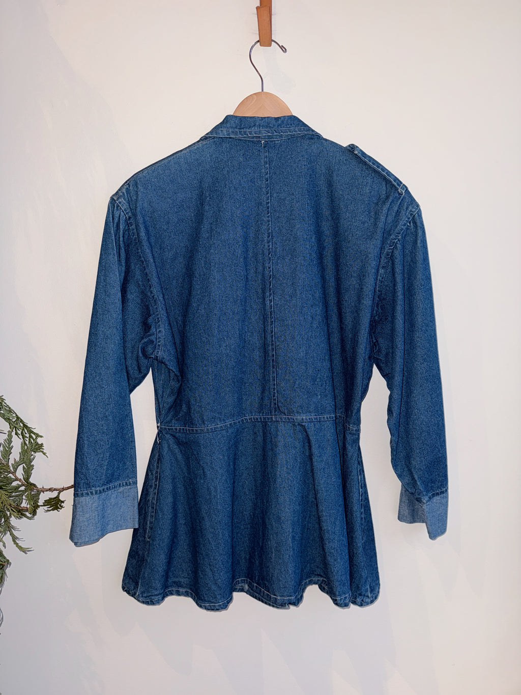 Hosh Kosh Denim Peplum Jacket