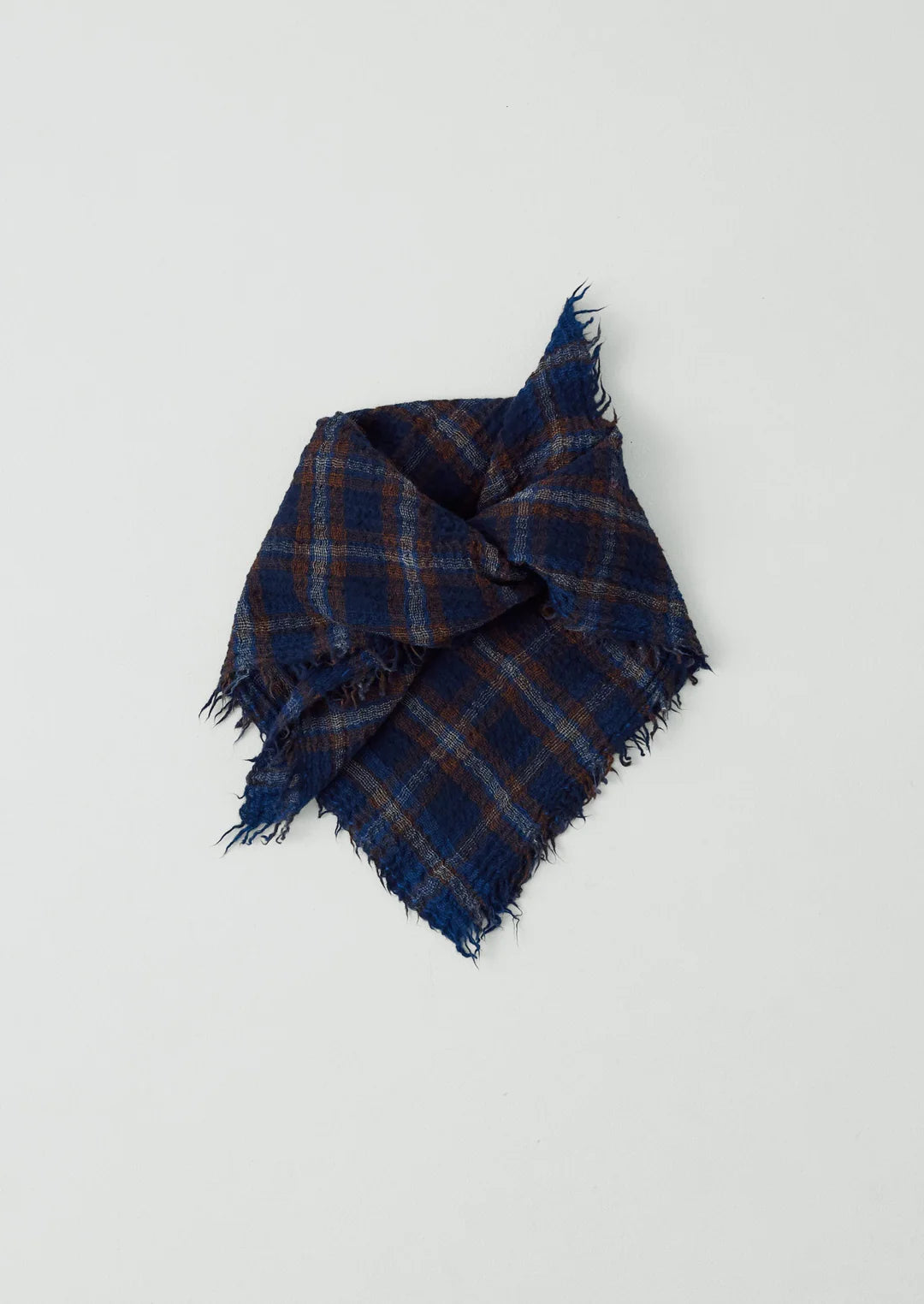 Reading Check Boiled Wool Scarf