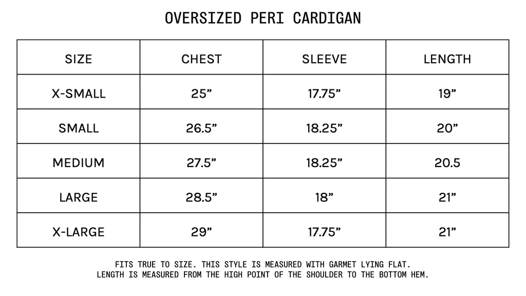 Peri Oversized Cardigan