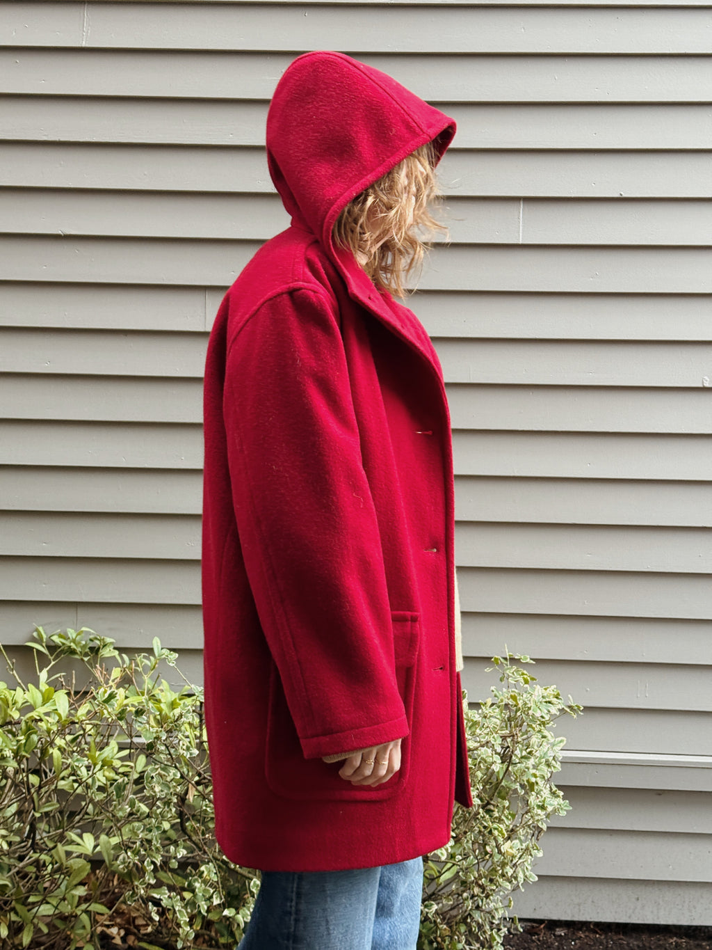 Wool Hooded Coat