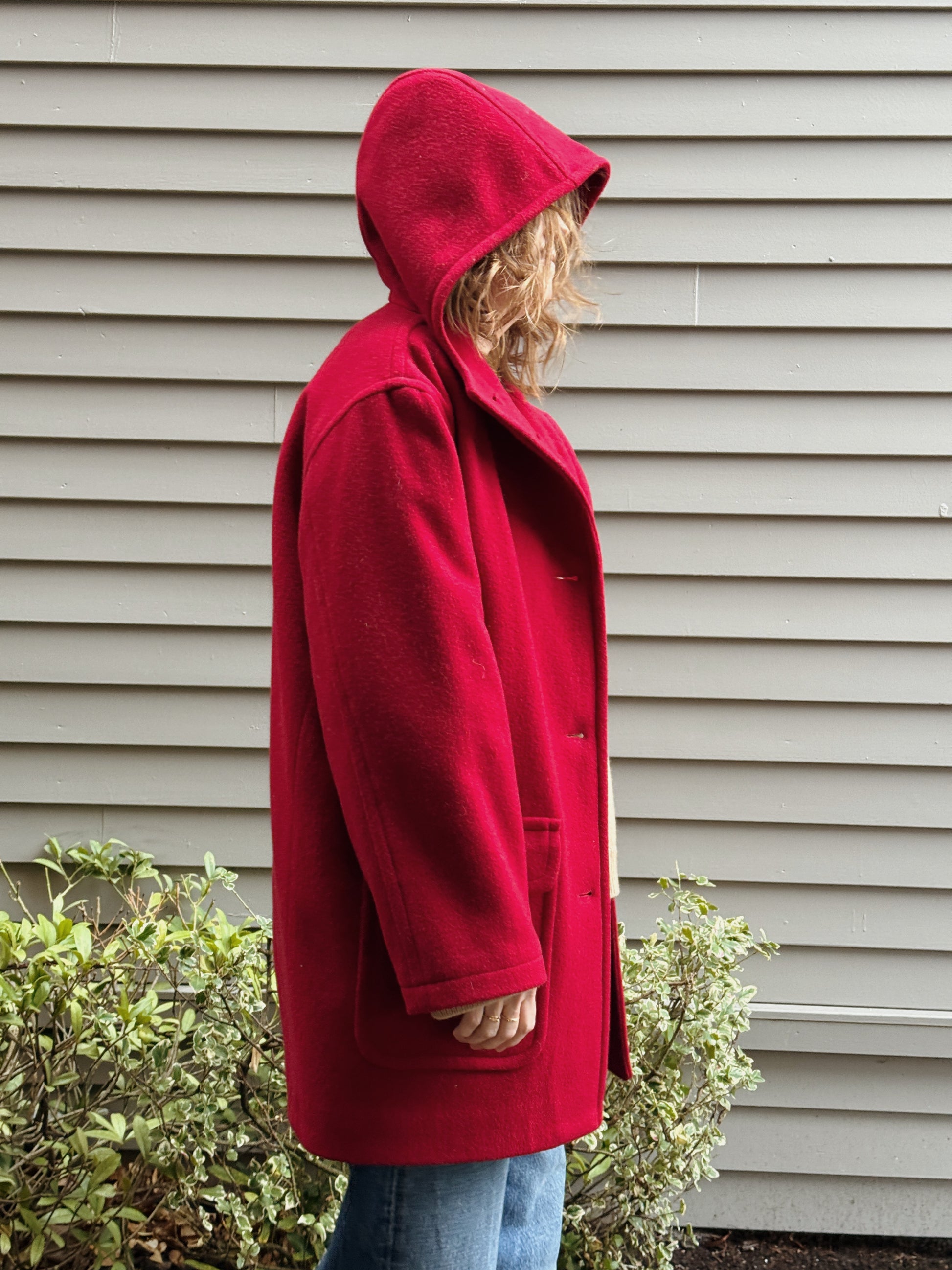 Wool Hooded Coat