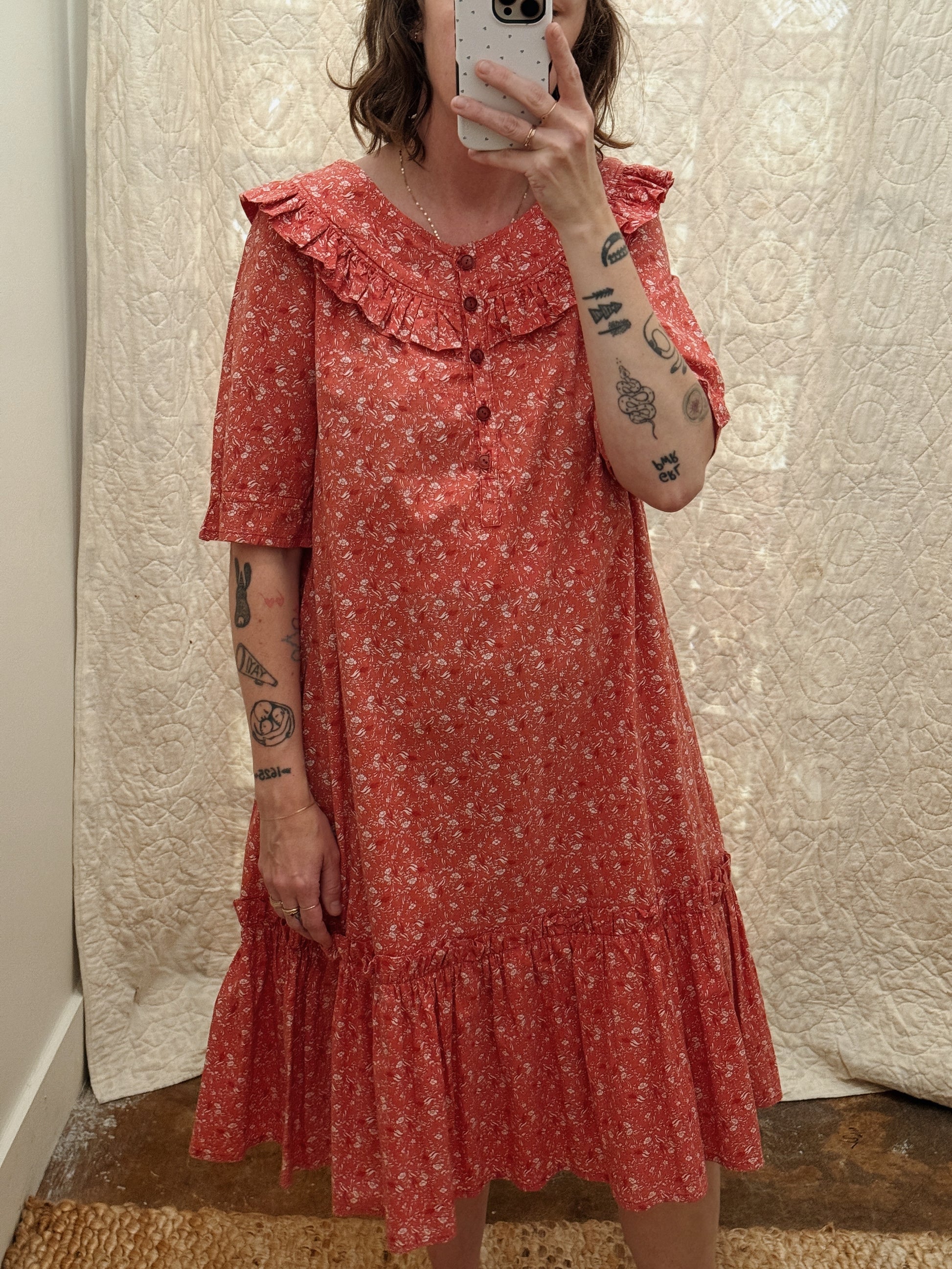 Pink Floral Dress