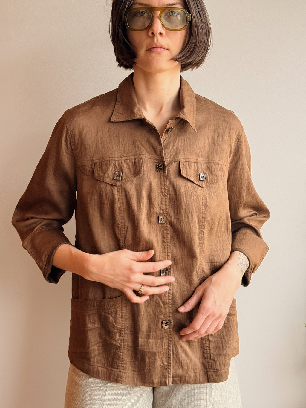 Linen Chore Jacket