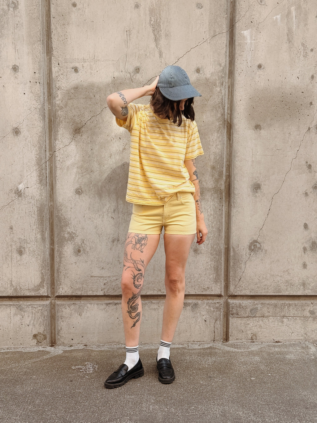 Yellow Stripe Tee