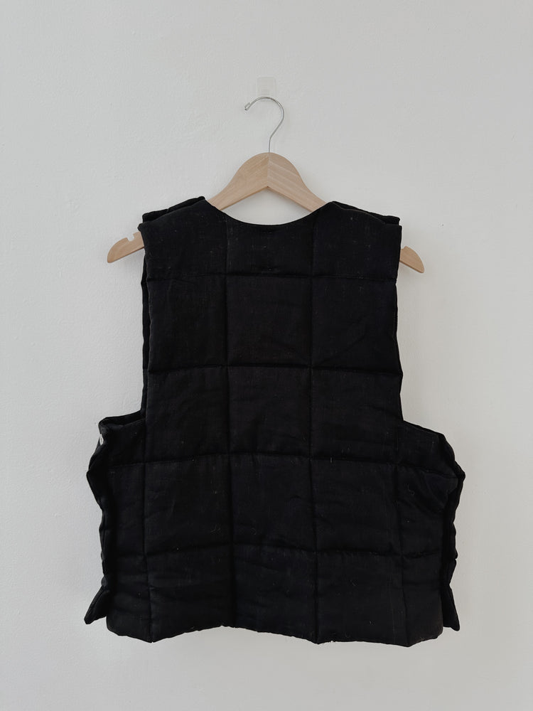 Quilted Wool Vest