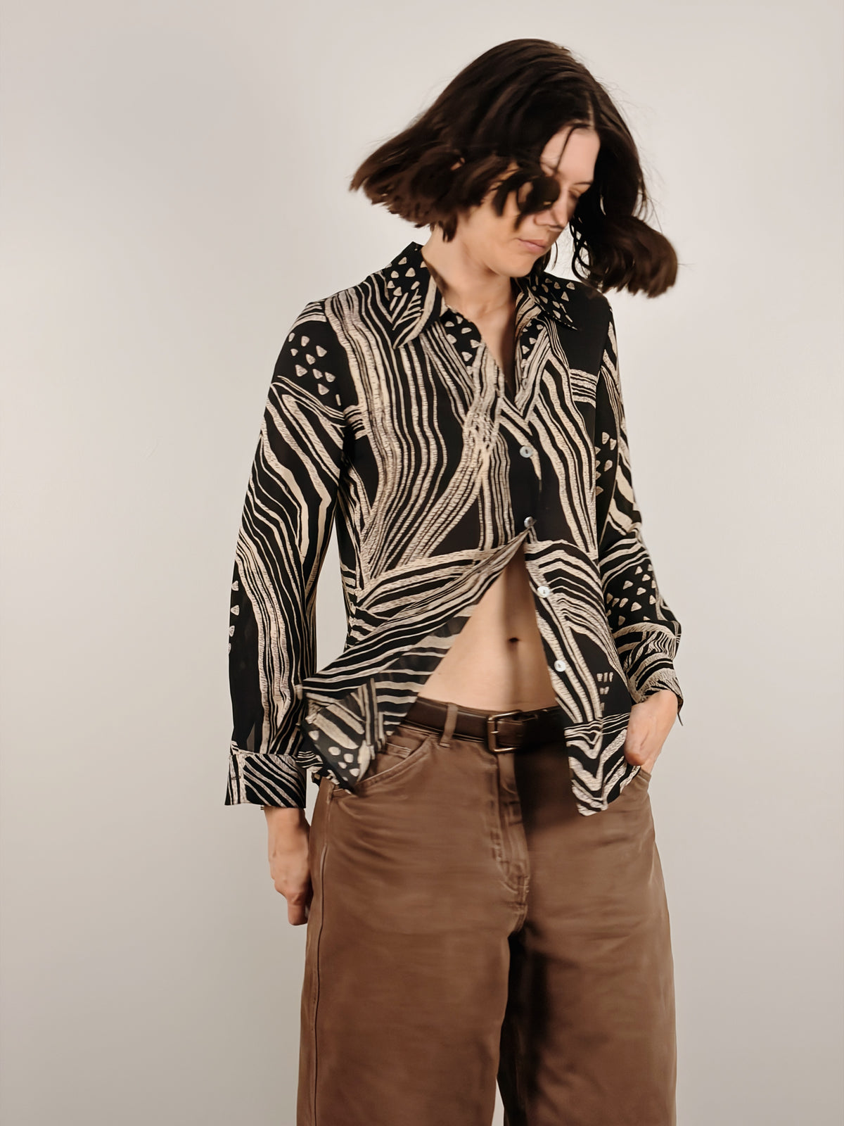 Silk Long Sleeve Blouse
