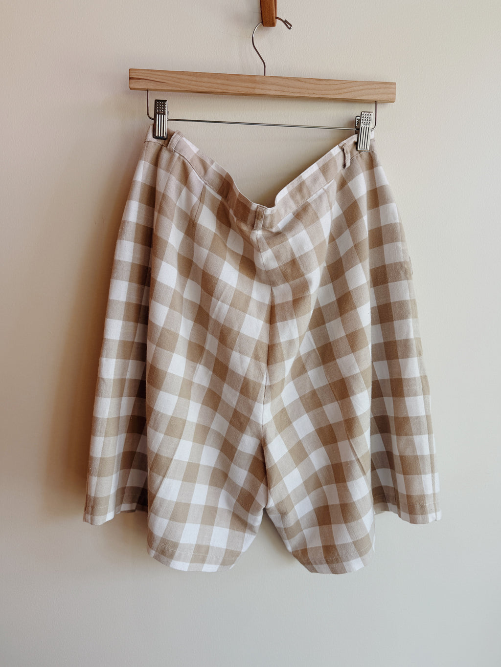 Gingham Trouser Shorts