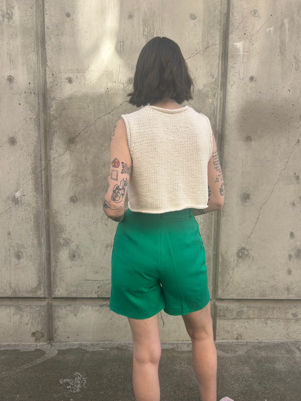 Nordstrom Green Linen