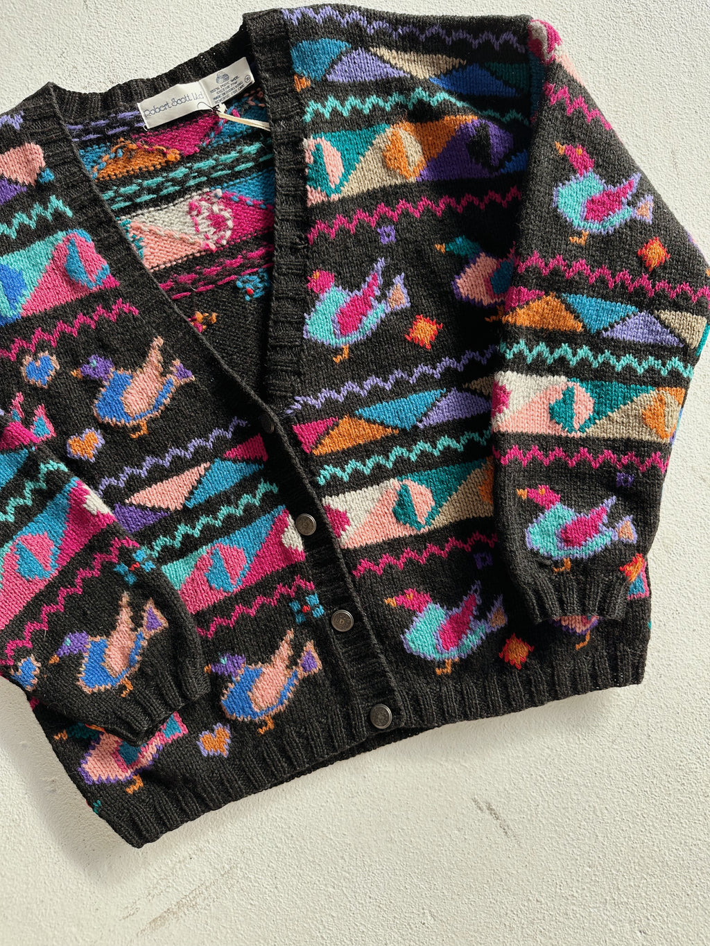 Vintage Duck Wool Cardigan