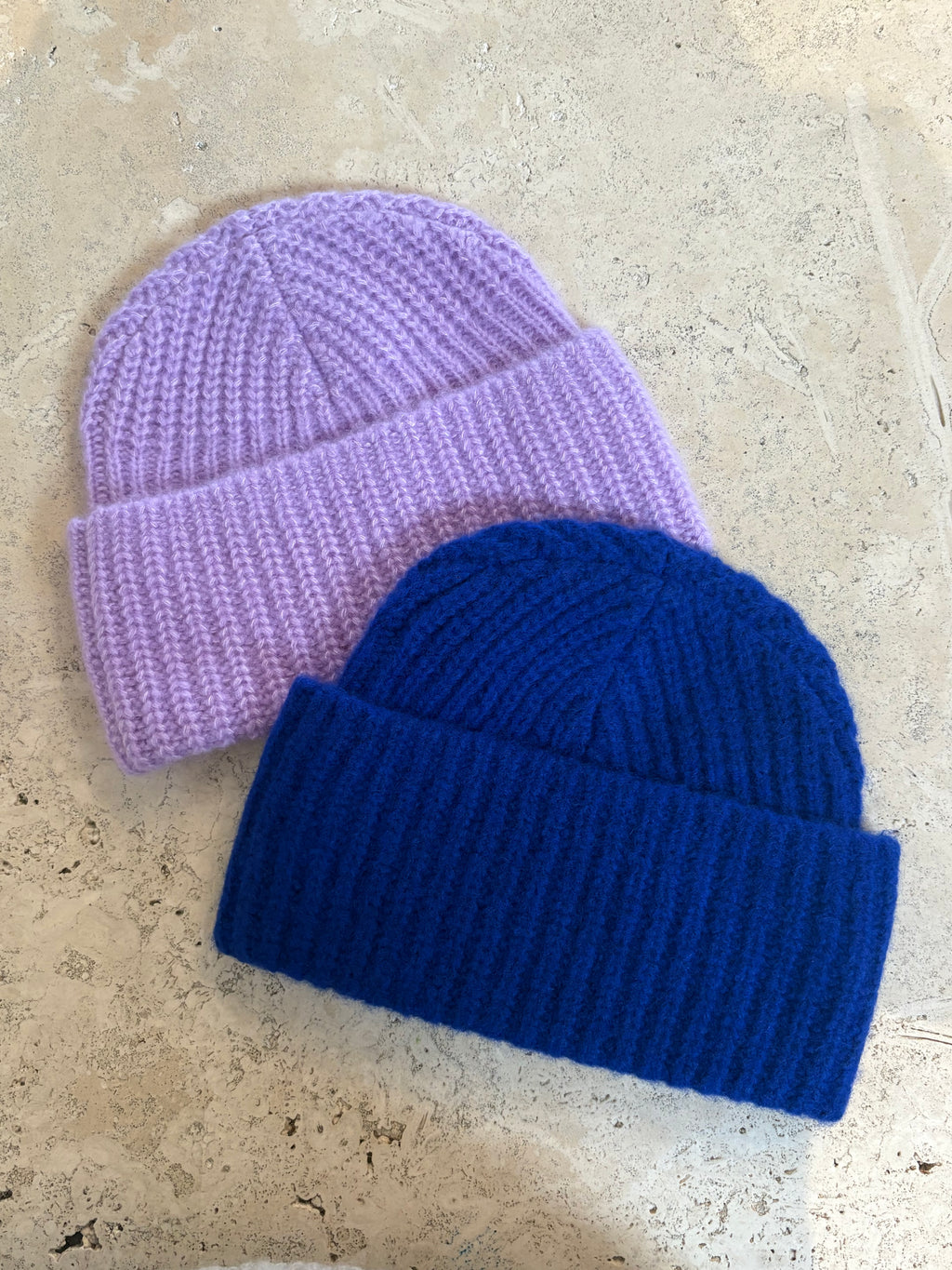 Cashmere Rib Beanie