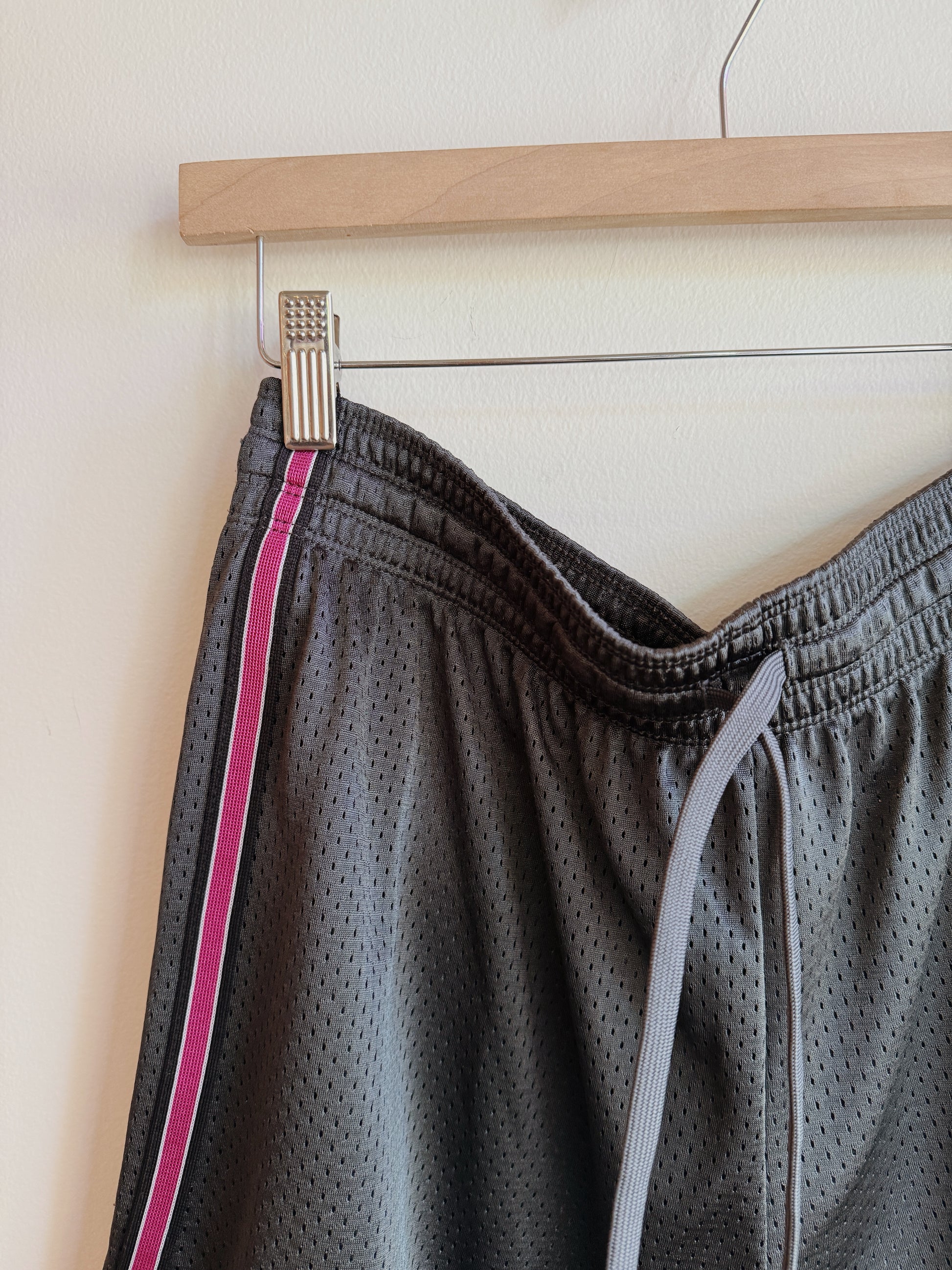 Nike Pink Stripe Mesh Shorts