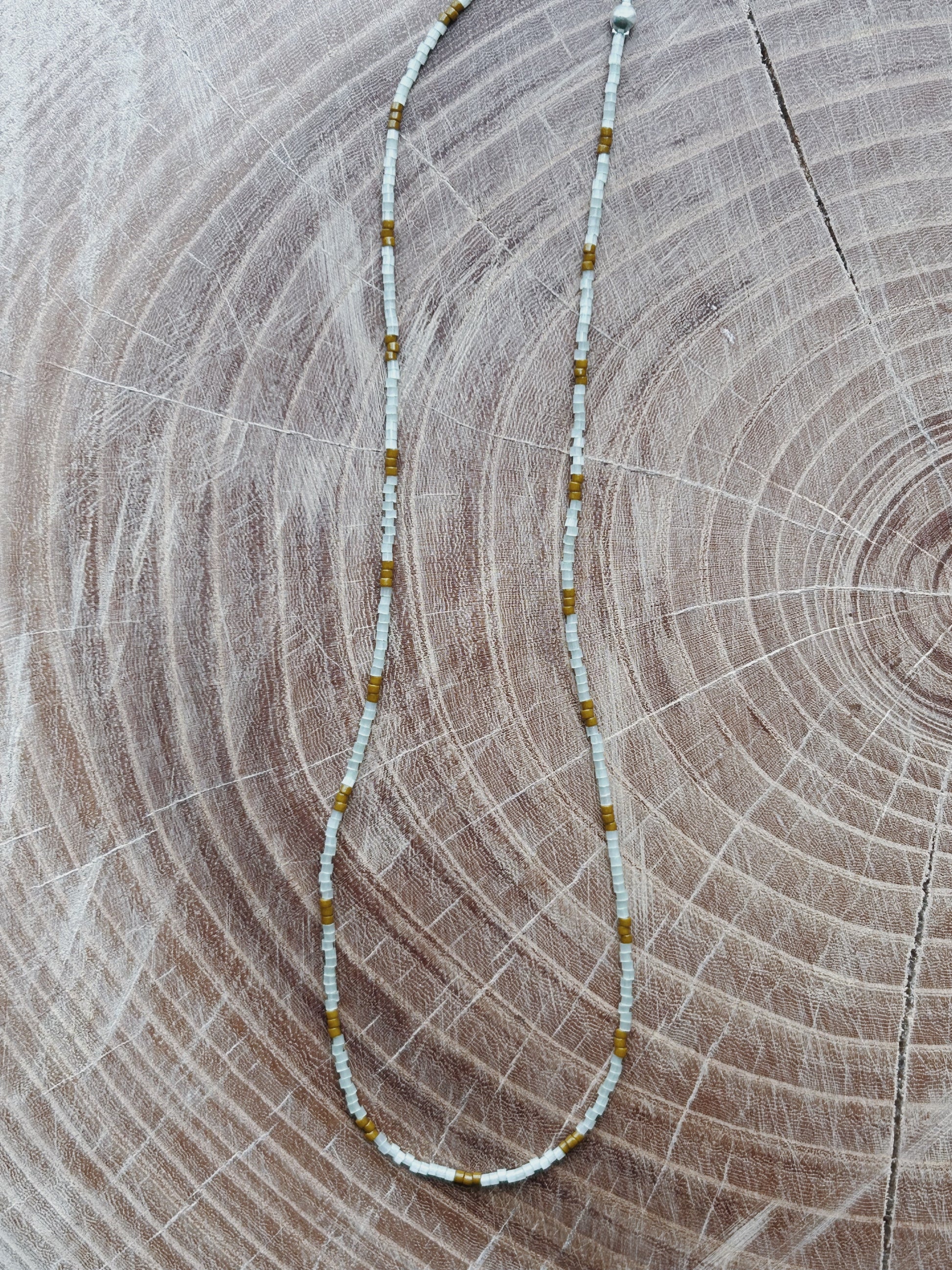 Green Glass Bead Necklaces