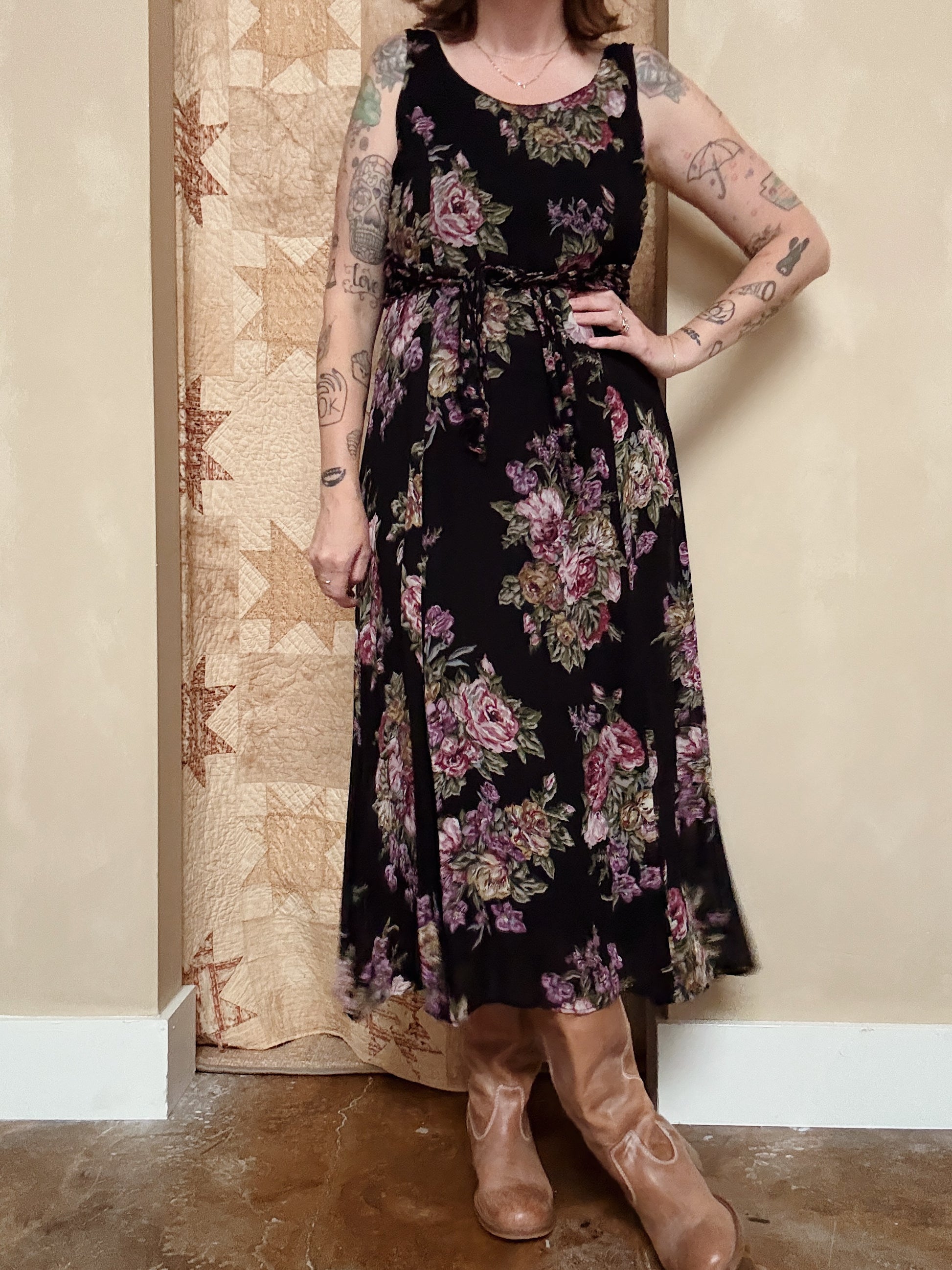 Floral Tie Dress