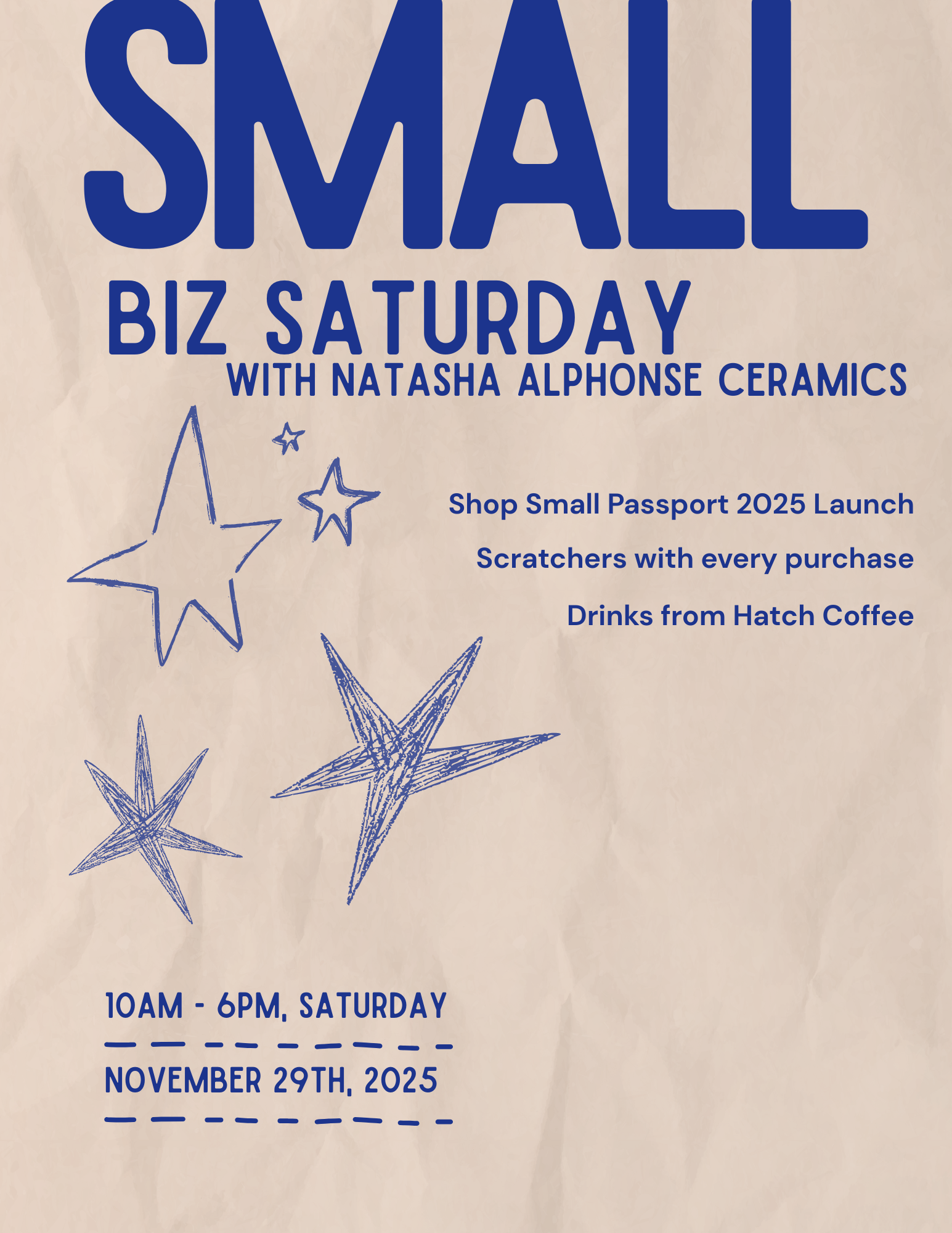 Small Business Saturday - 11/29