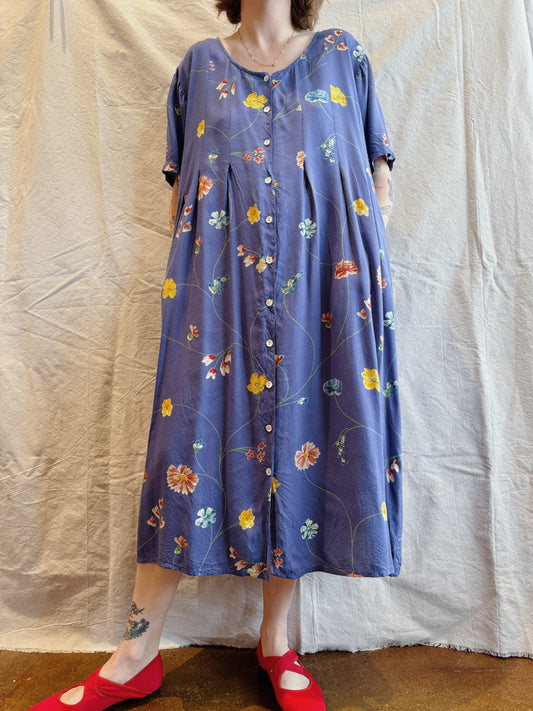 Periwinkle Floral Dress