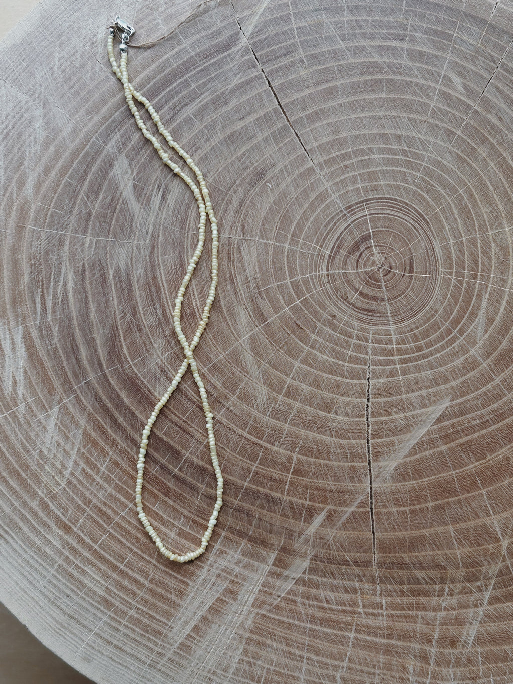 Vintage Yellow Bead Necklace