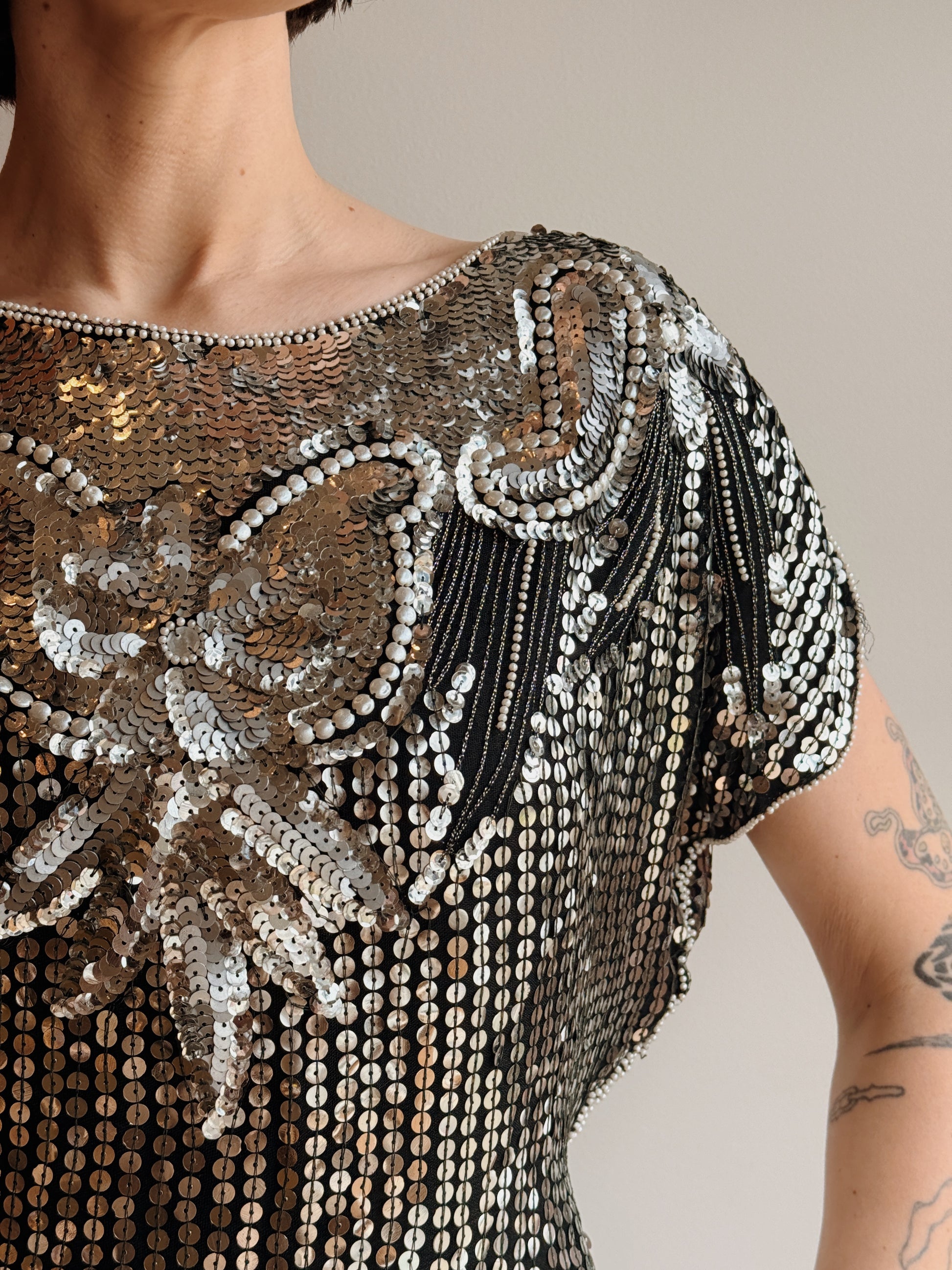 Sequin Beaded Top