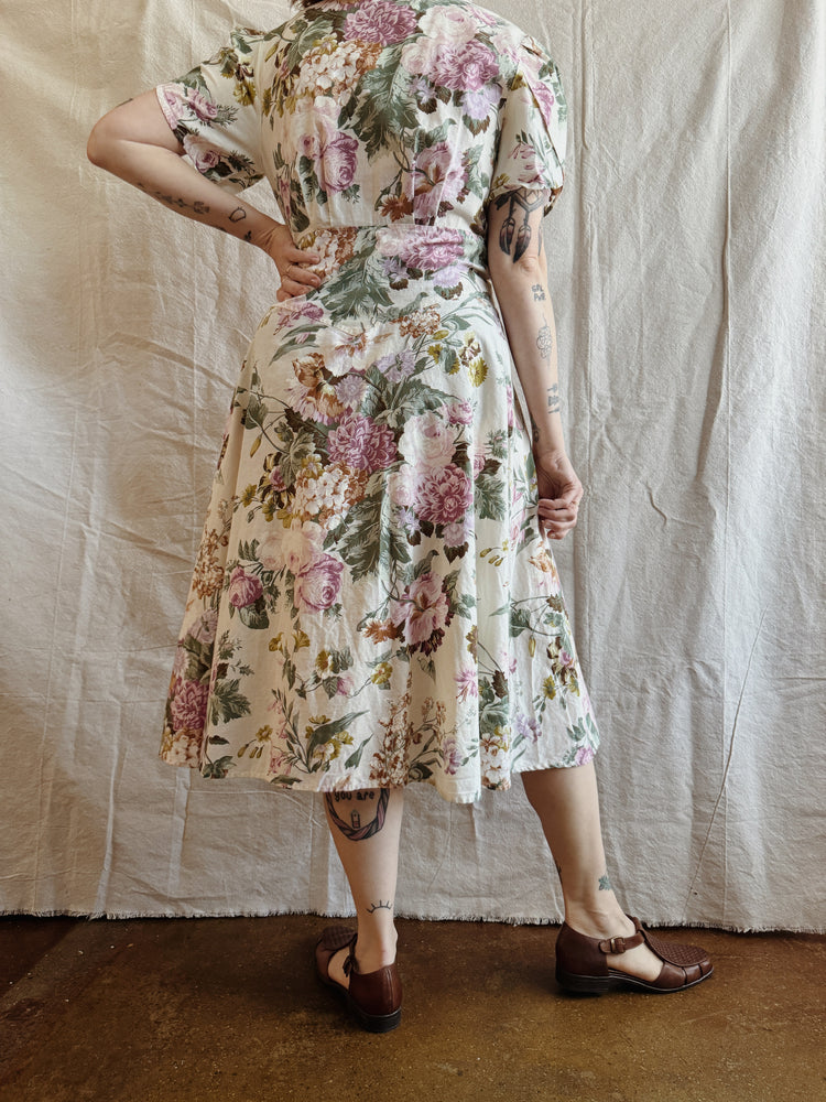 Cotton Floral Midi