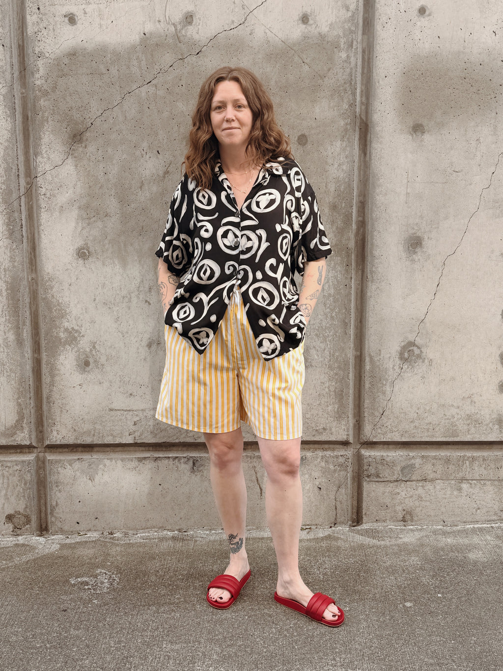 Slinky Swirl Buttondown