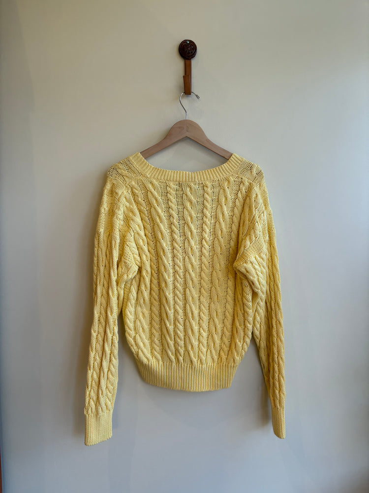 Nordstrom POV Yellow Cardigan