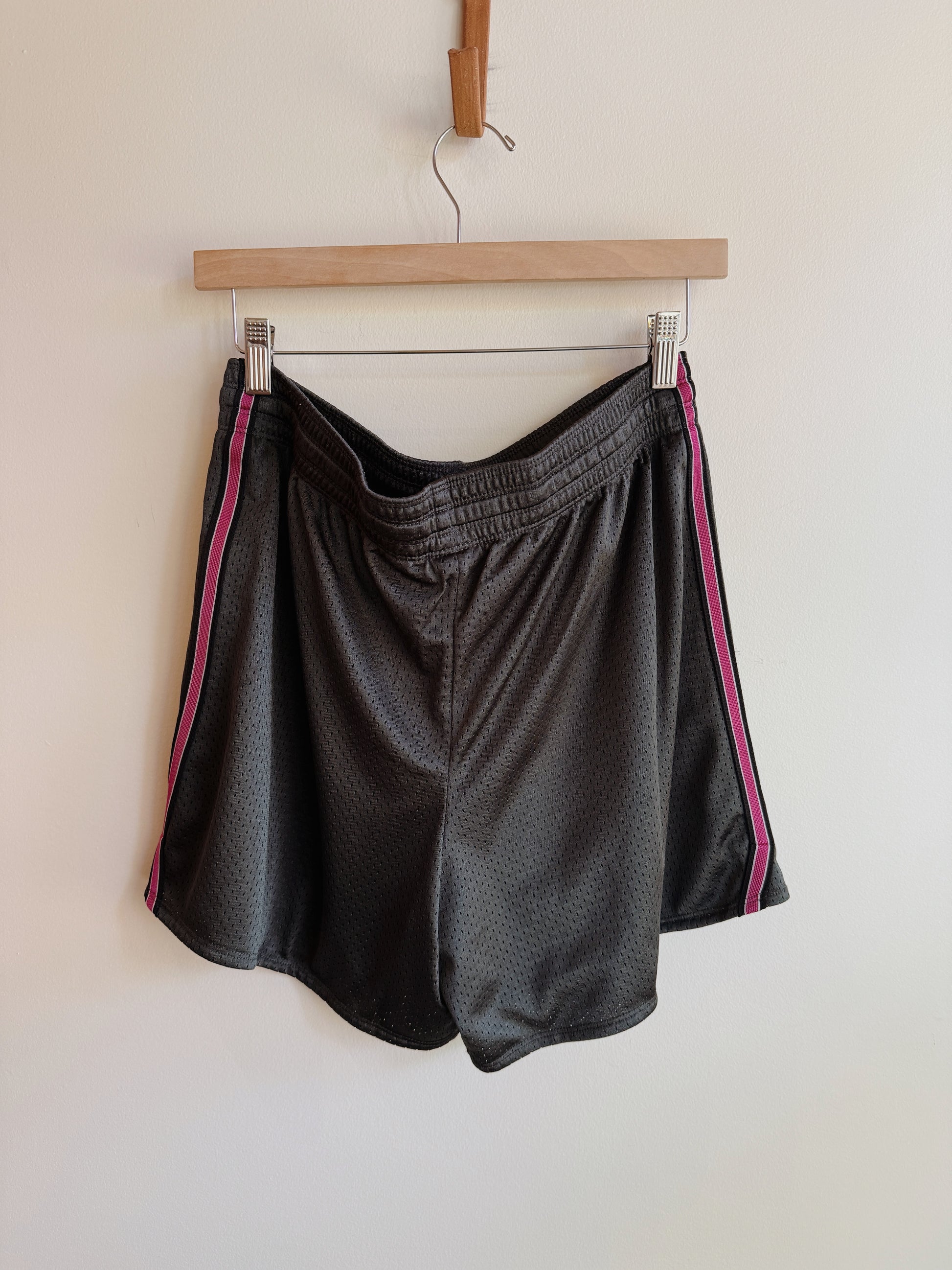 Nike Pink Stripe Mesh Shorts