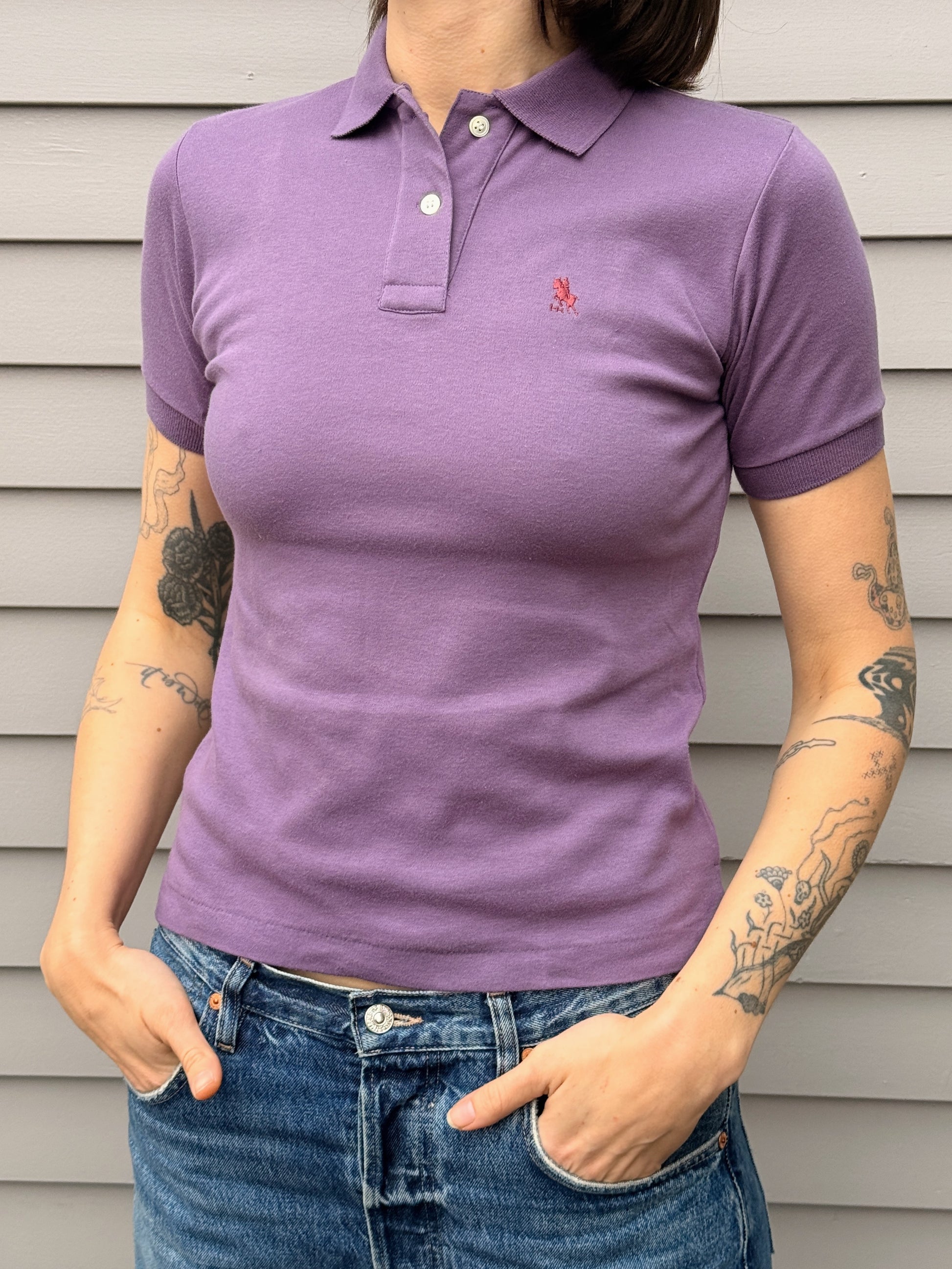 Deadstock Purple Polo