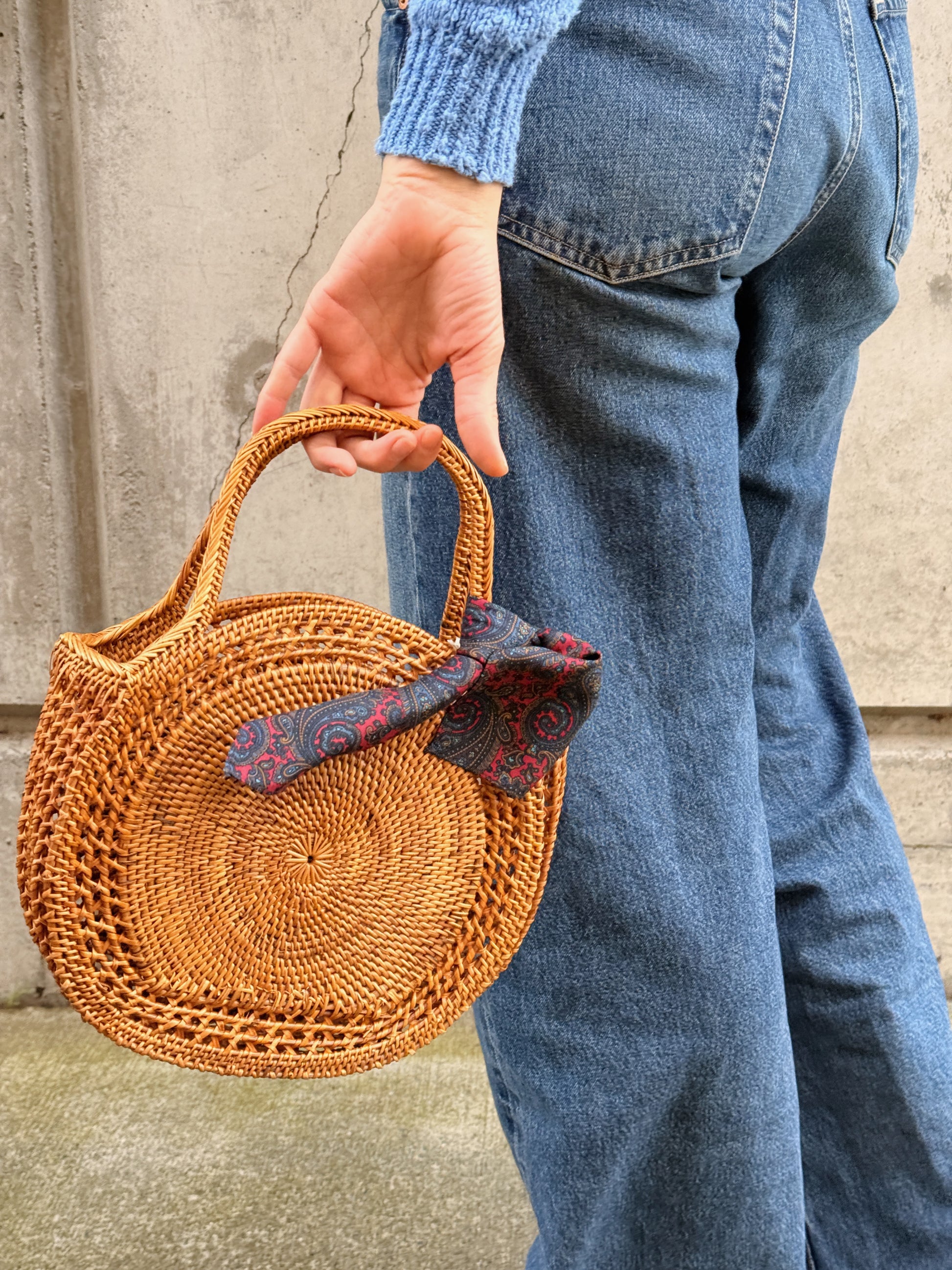 Woven Circle Bag