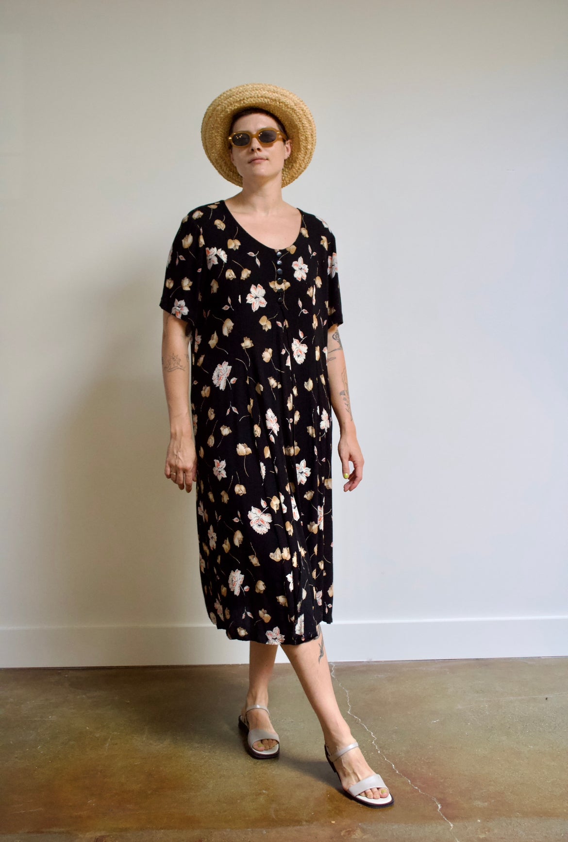 crinkle gauze maxi dress Crinkle Gauze Pansy Maxi Dress
