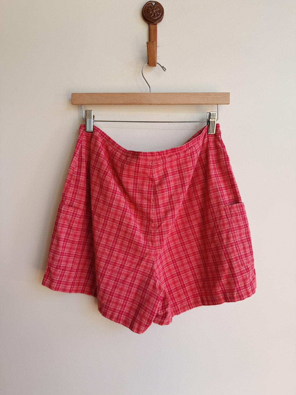 Pink Plaid Skort