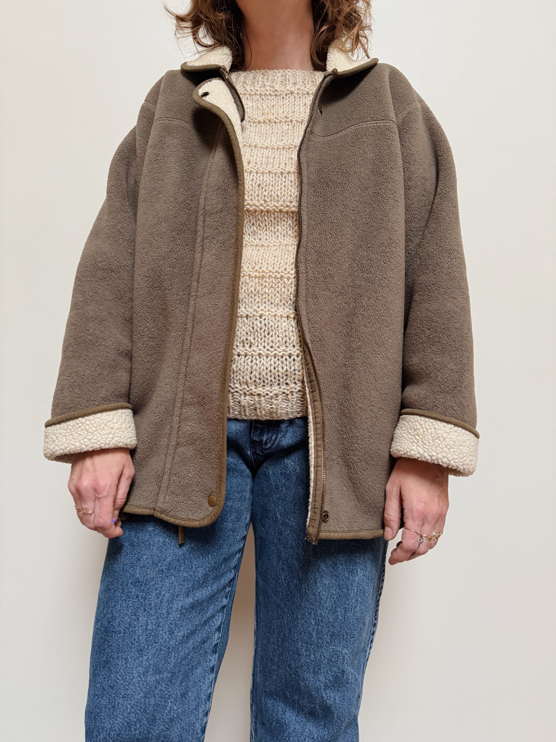 Green Fleece Zip