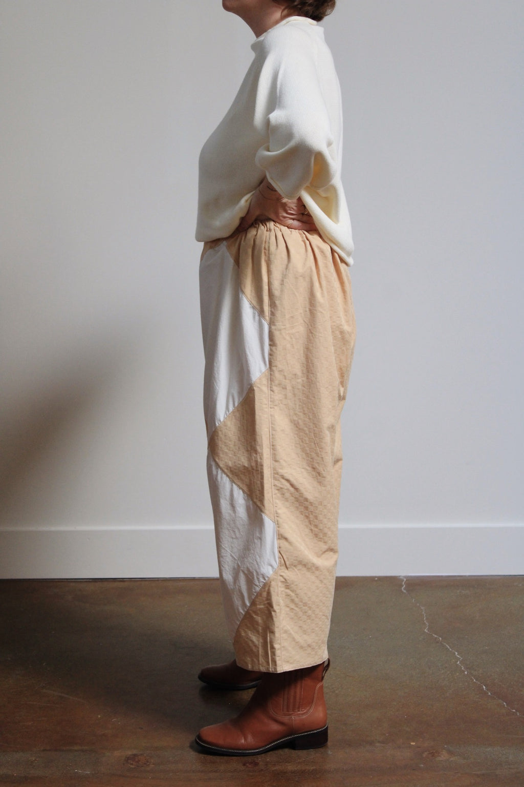 Archive Craft Diamond Pants - Textured Gingham