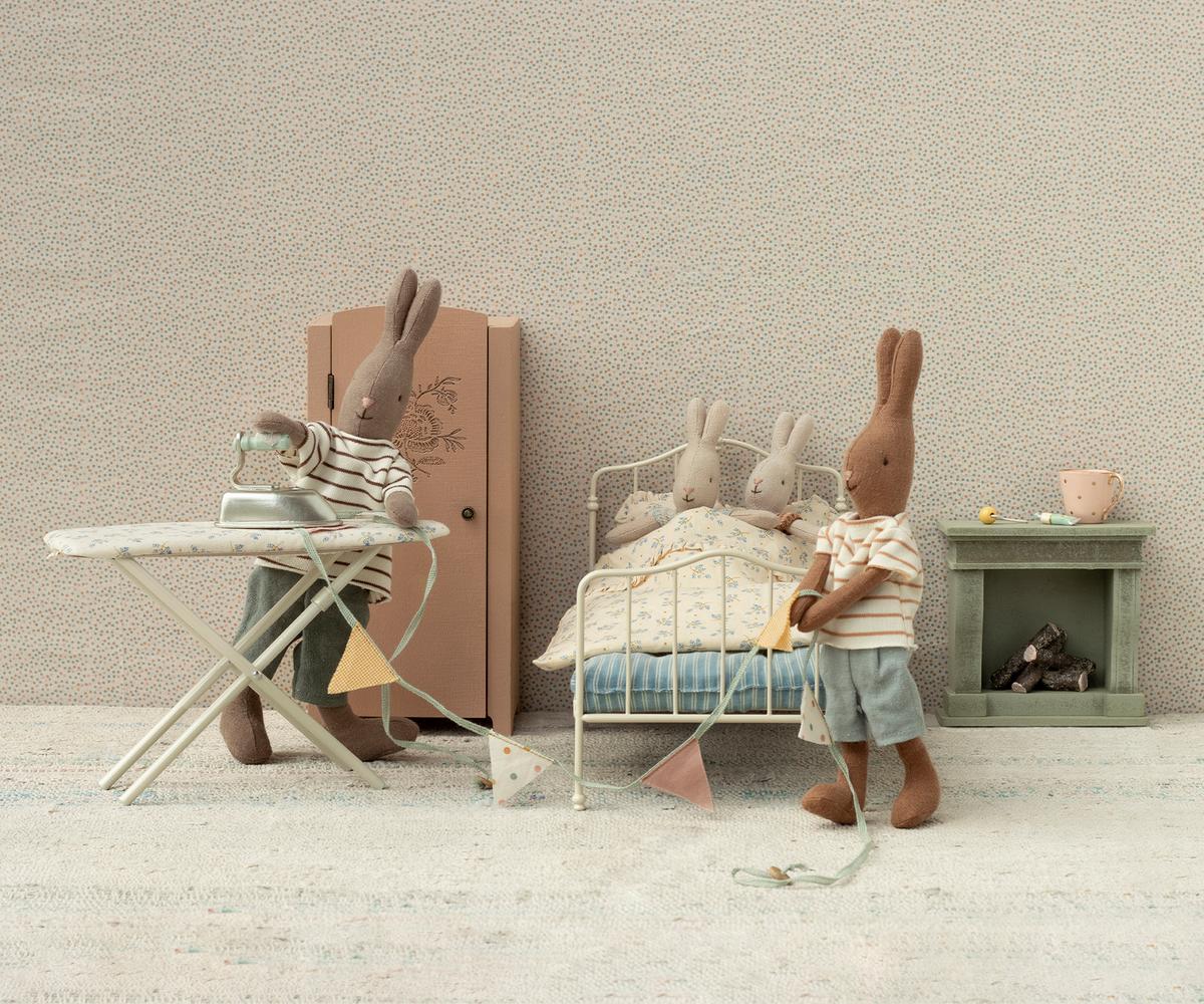 Brown Rabbit in Shorts