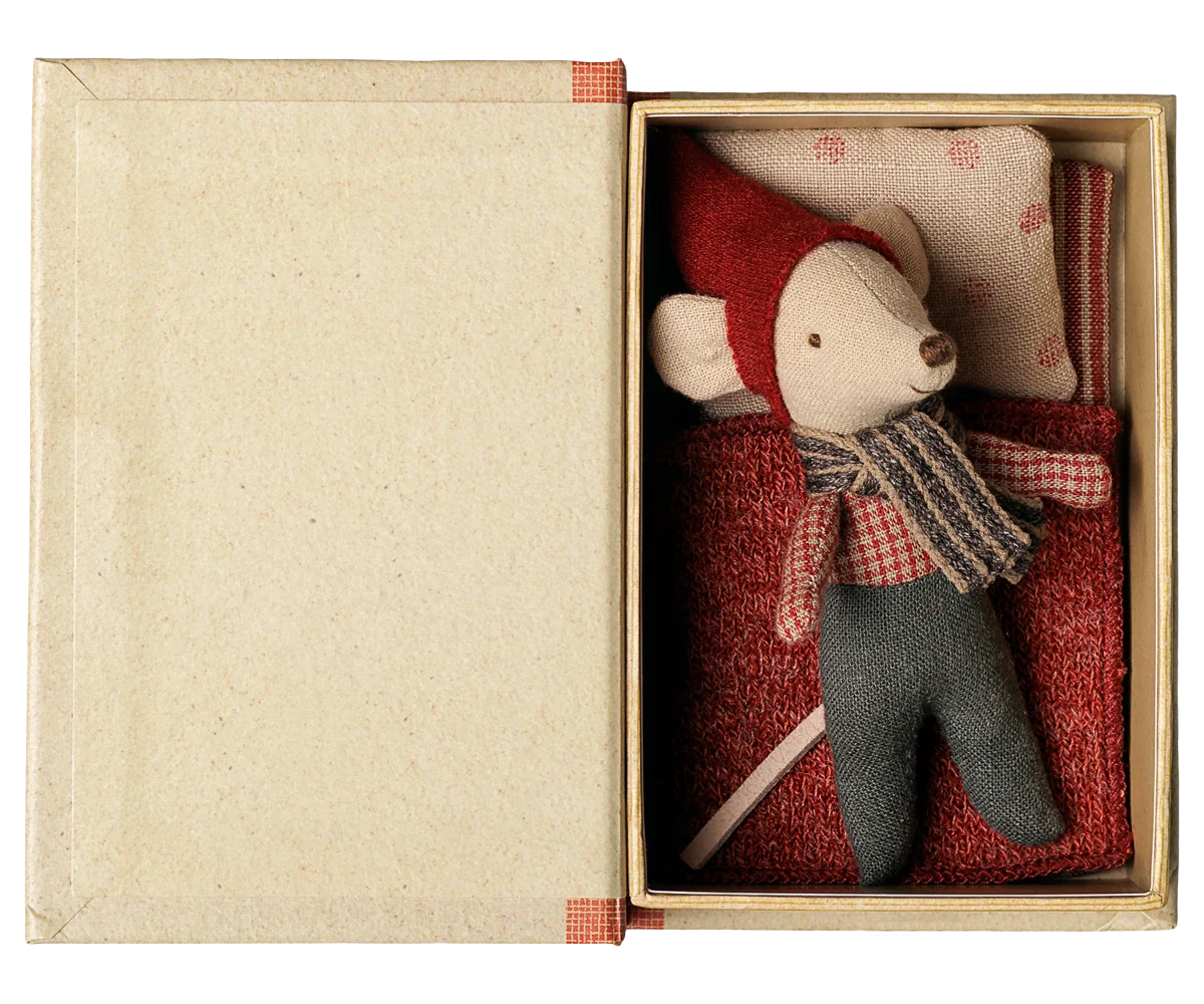 Baby Christmas Mouse In Book