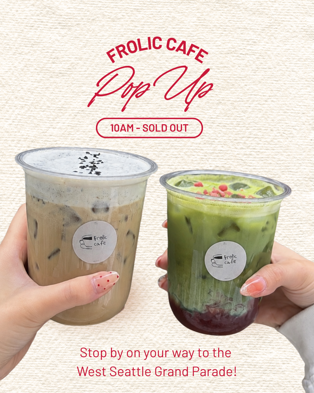 Frolic Cafe Pop Up - 7/18