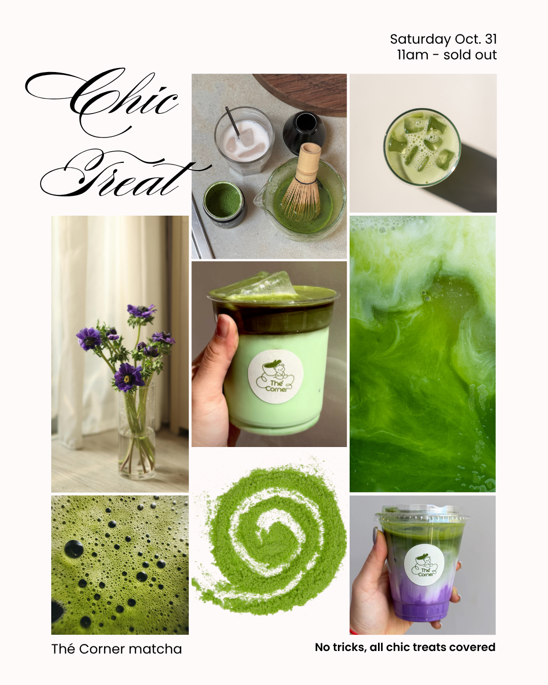 Thé Corner Matcha Pop Up - 10/31