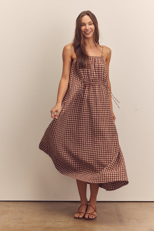 Gingham Ankle Dress