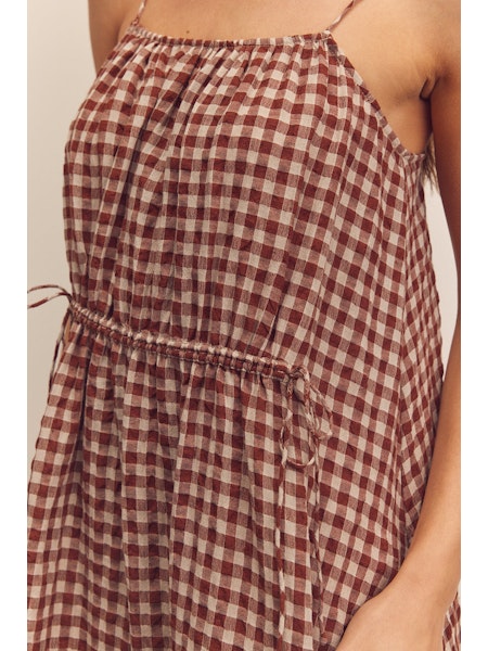 Gingham Ankle Dress