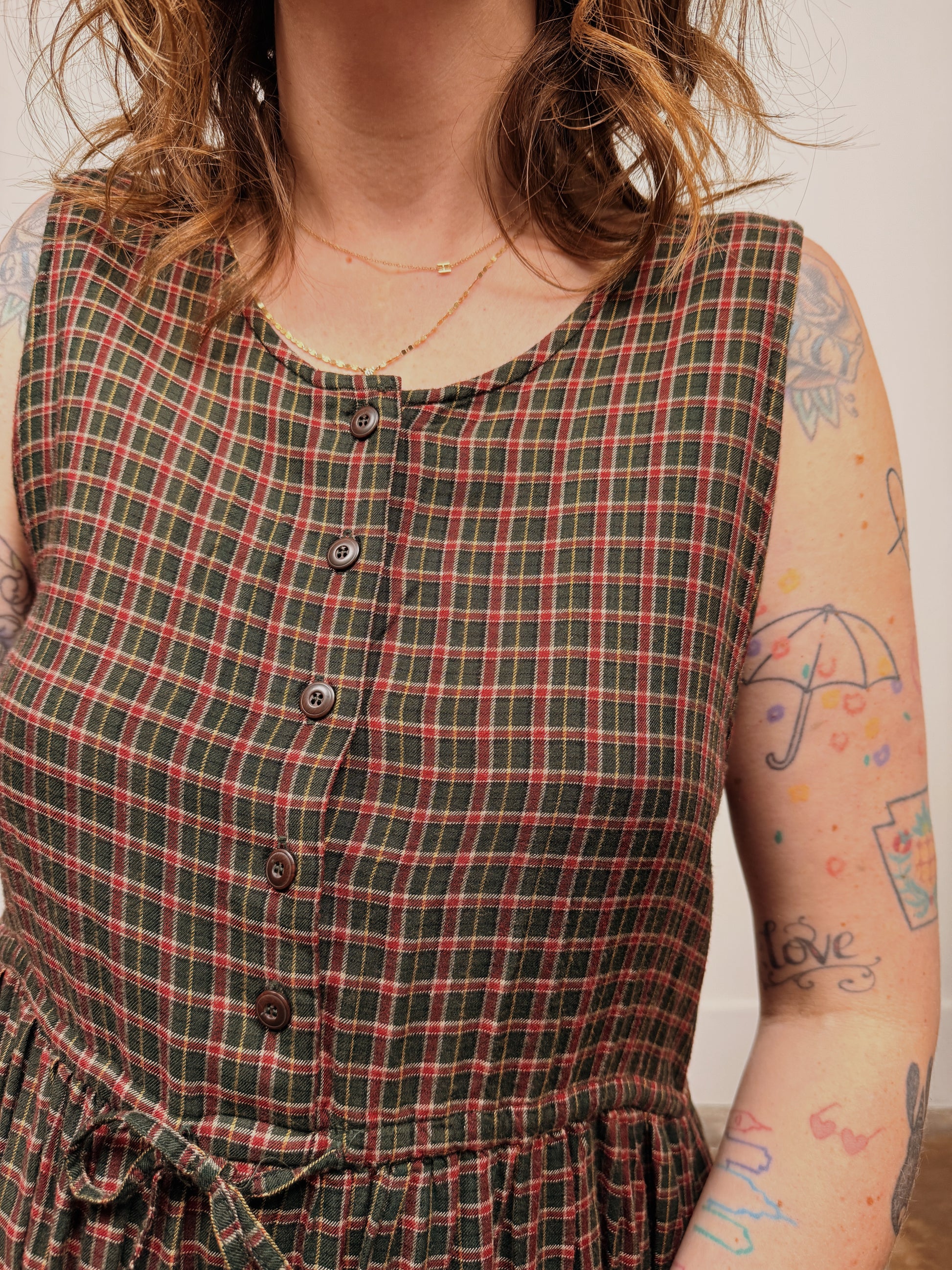 Eddie Bauer Plaid Maxi