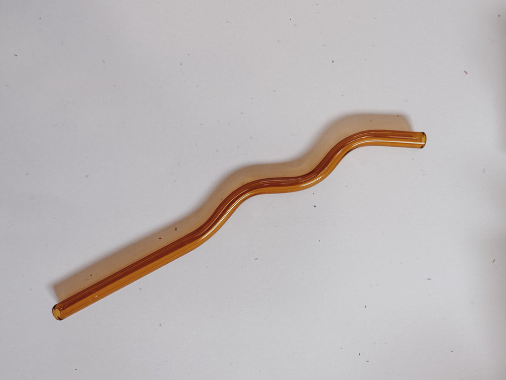 Wavy Glass Straws