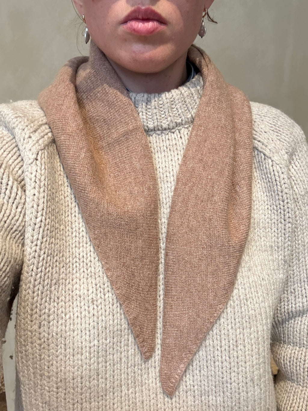 Cashmere Triangle Scarf