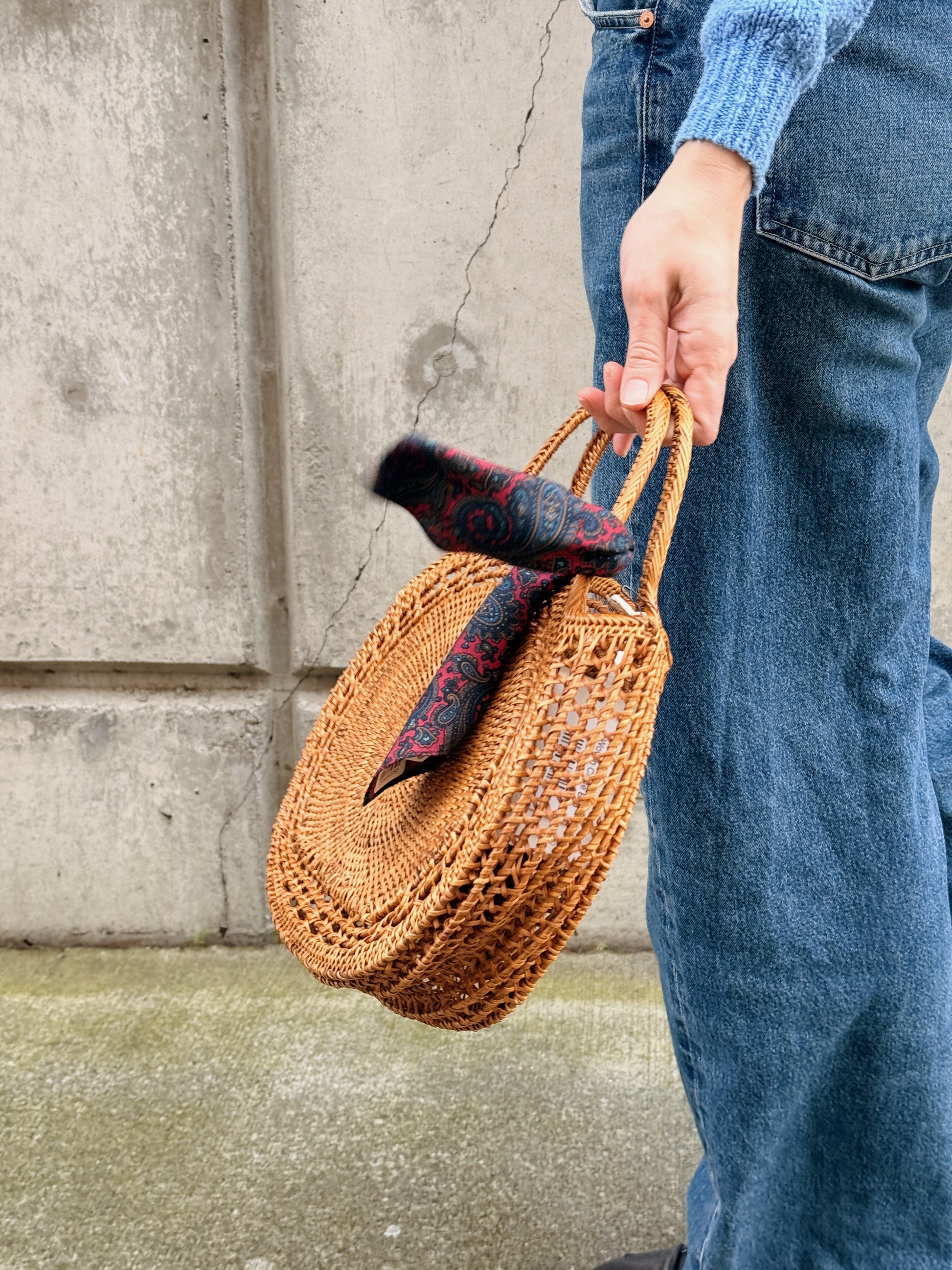 Woven Circle Bag