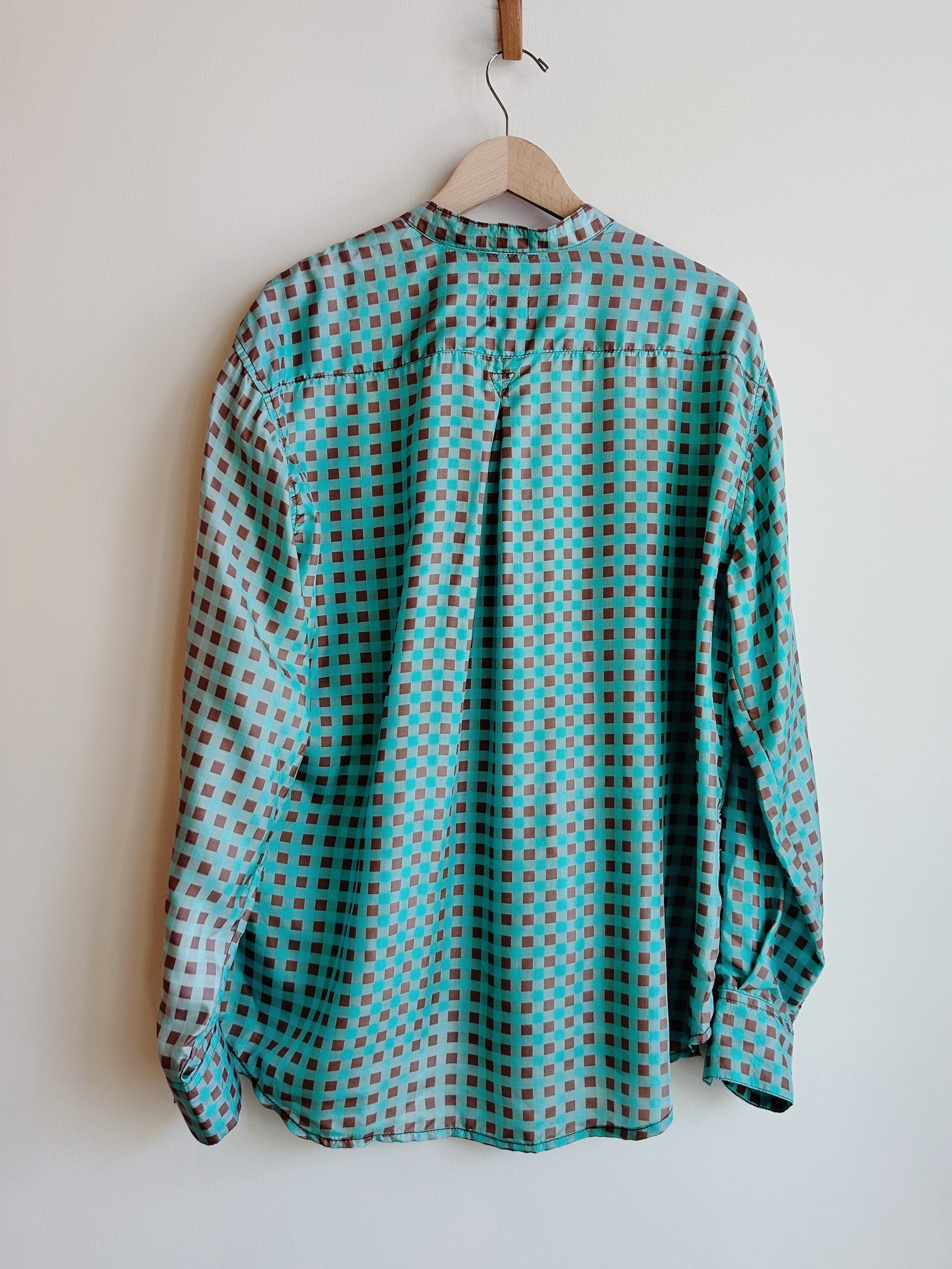 Lace Pocket Button Up