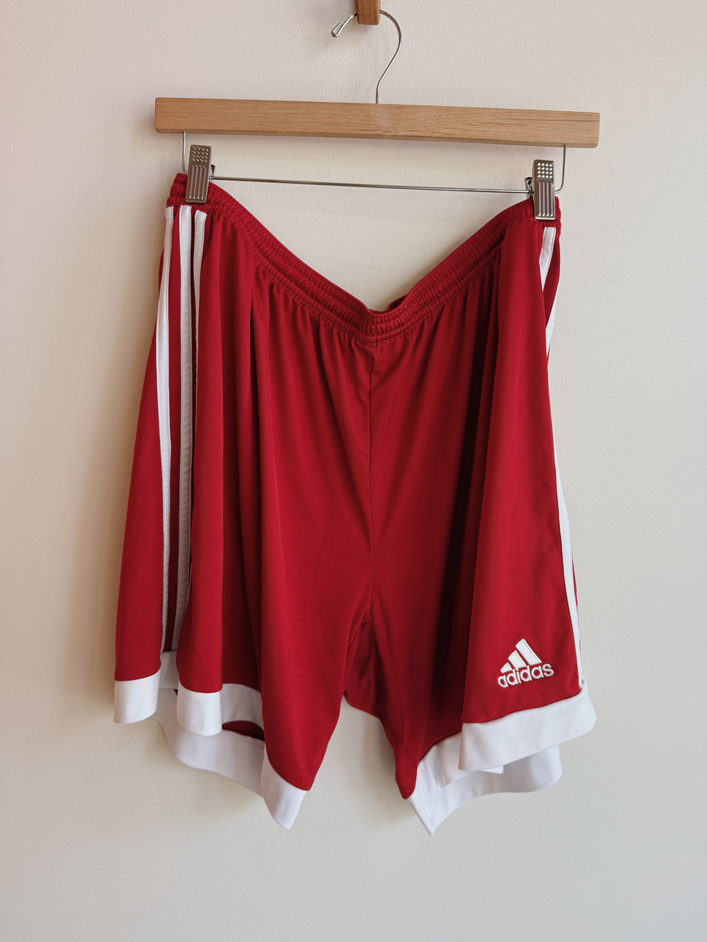Adidas Red Track Shorts